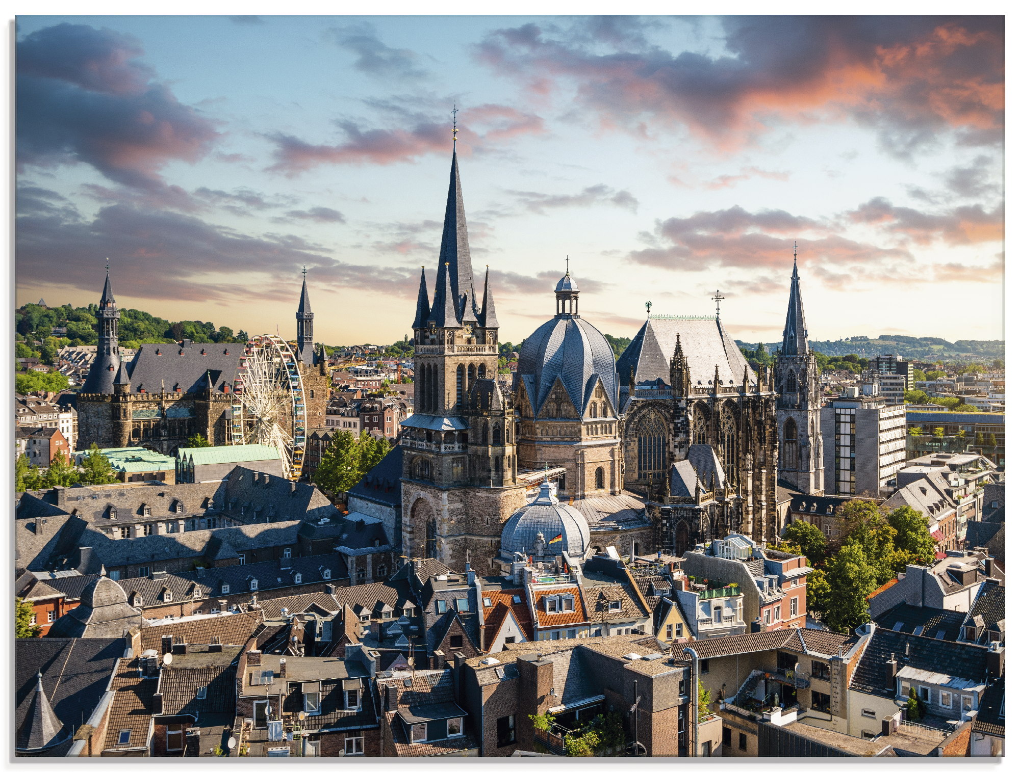 Image of Artland Glasbild »Aachen Panorama I«, Deutschland, (1 St.) bei Ackermann Versand Schweiz