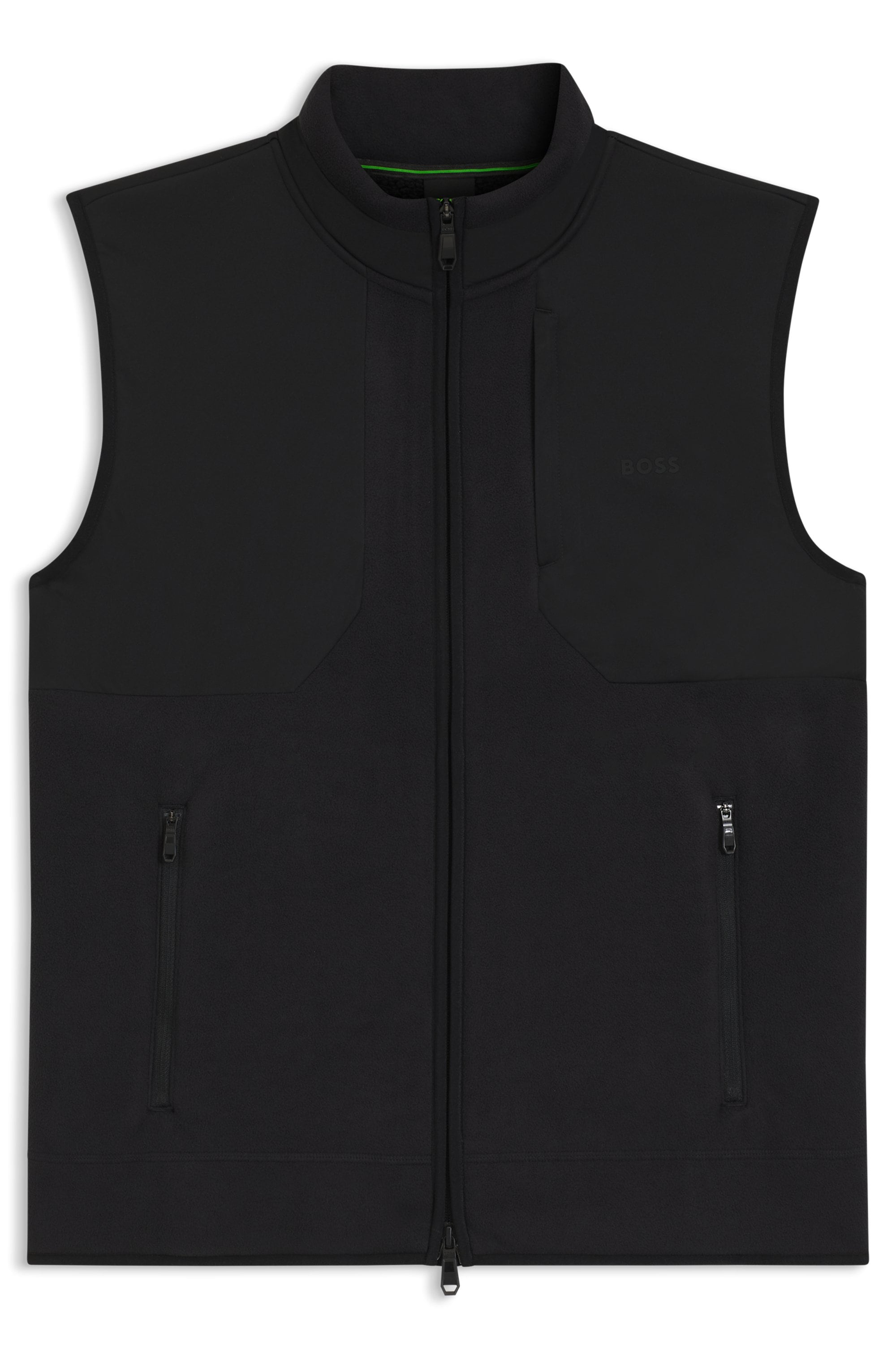 BOSS GREEN Gilet polaire Stehkragen, Relaxed Fit