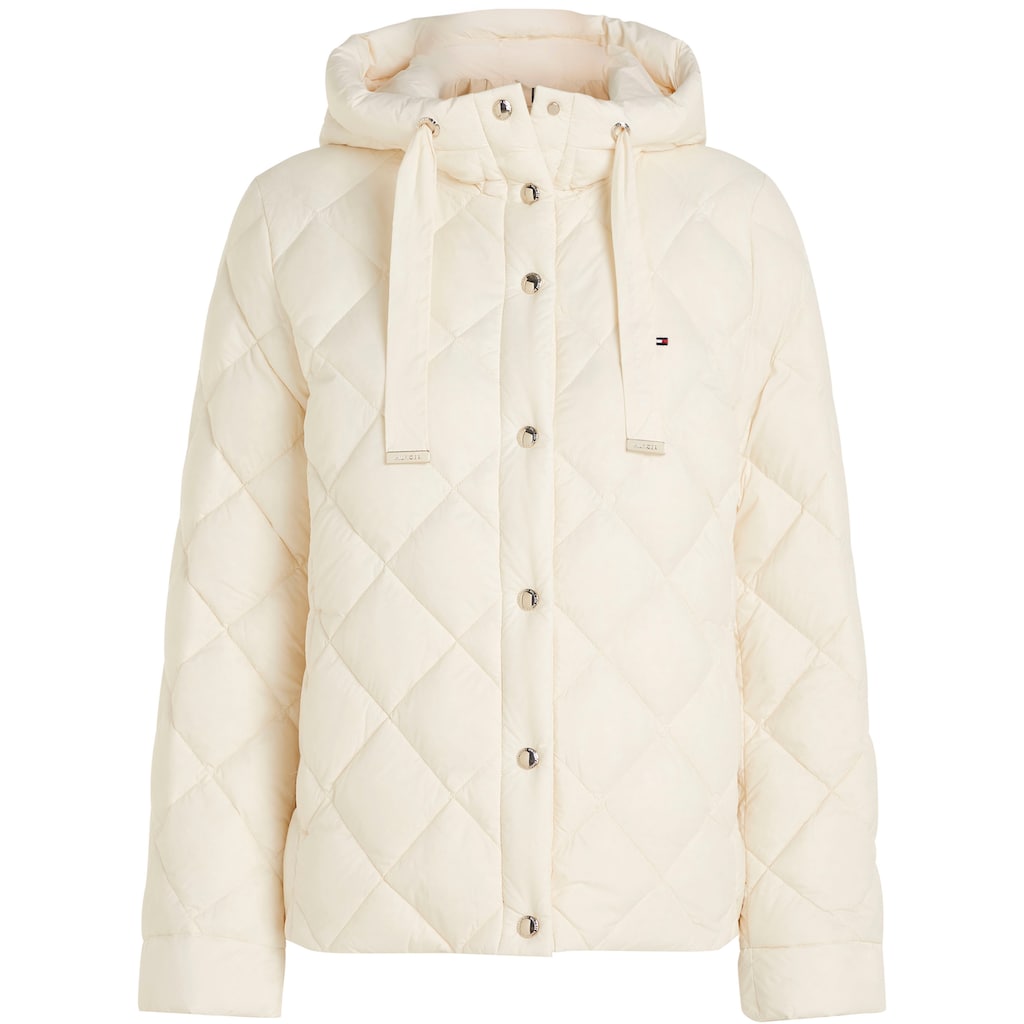 Tommy Hilfiger Steppjacke »CLASSIC LW DOWN QUILTED JACKET«, mit Kapuze, mit Steppung