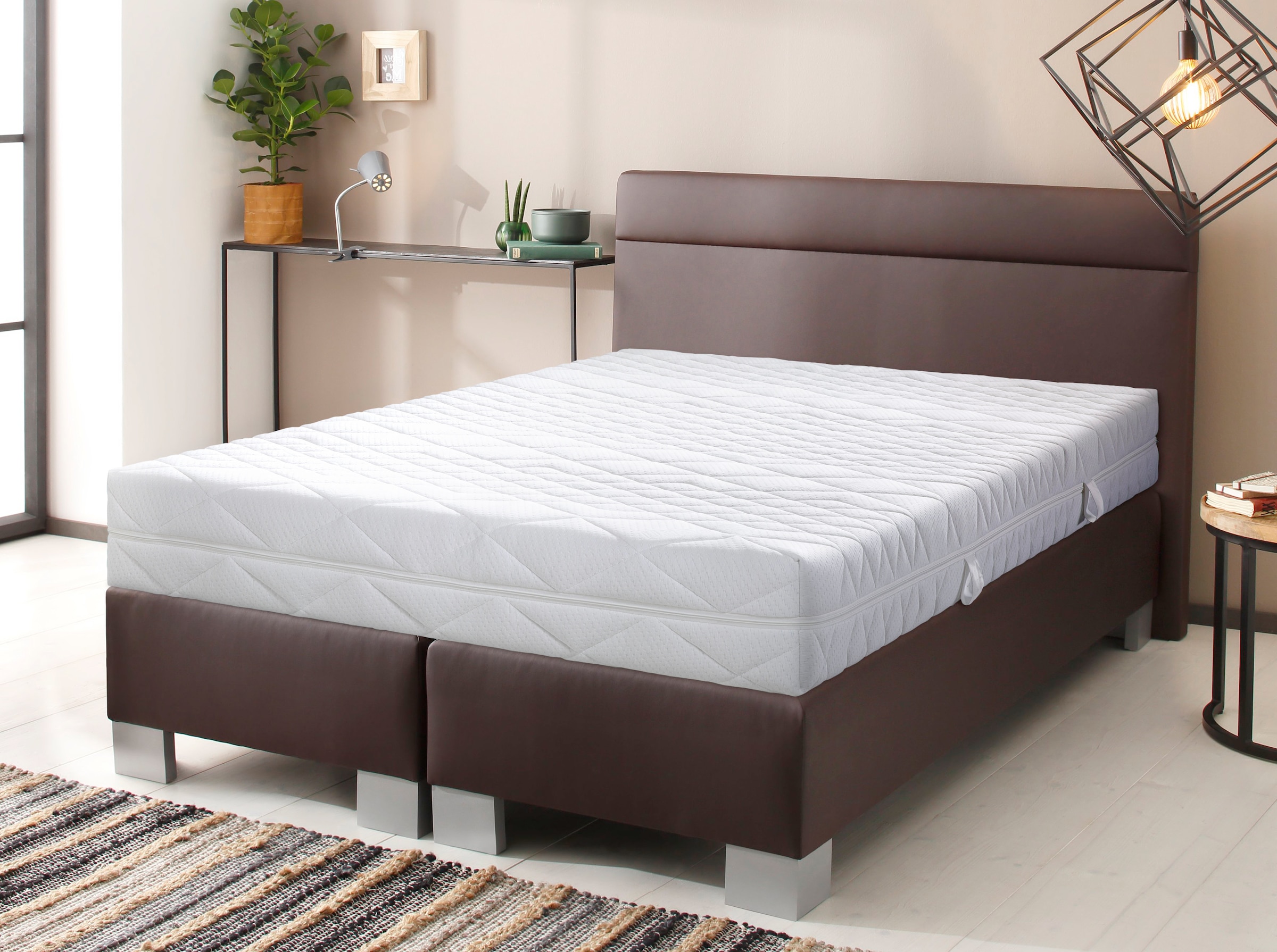 Malie Taschenfederkernmatratze »Lisa, 7 Zonen Tonnentaschenfederkern Matratze«, 22 cm hoch, 462 Federn, (1 St.), 90x200 cm, & weitere Grössen, Matratze H2, H3, H4, H5
