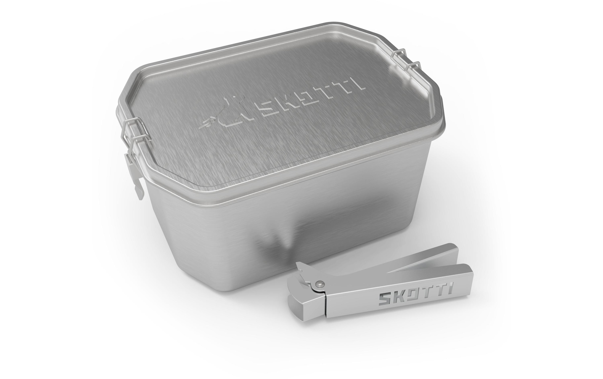   Poêle à griller »Skotti BOKS 2,5 L« Acier inoxydable