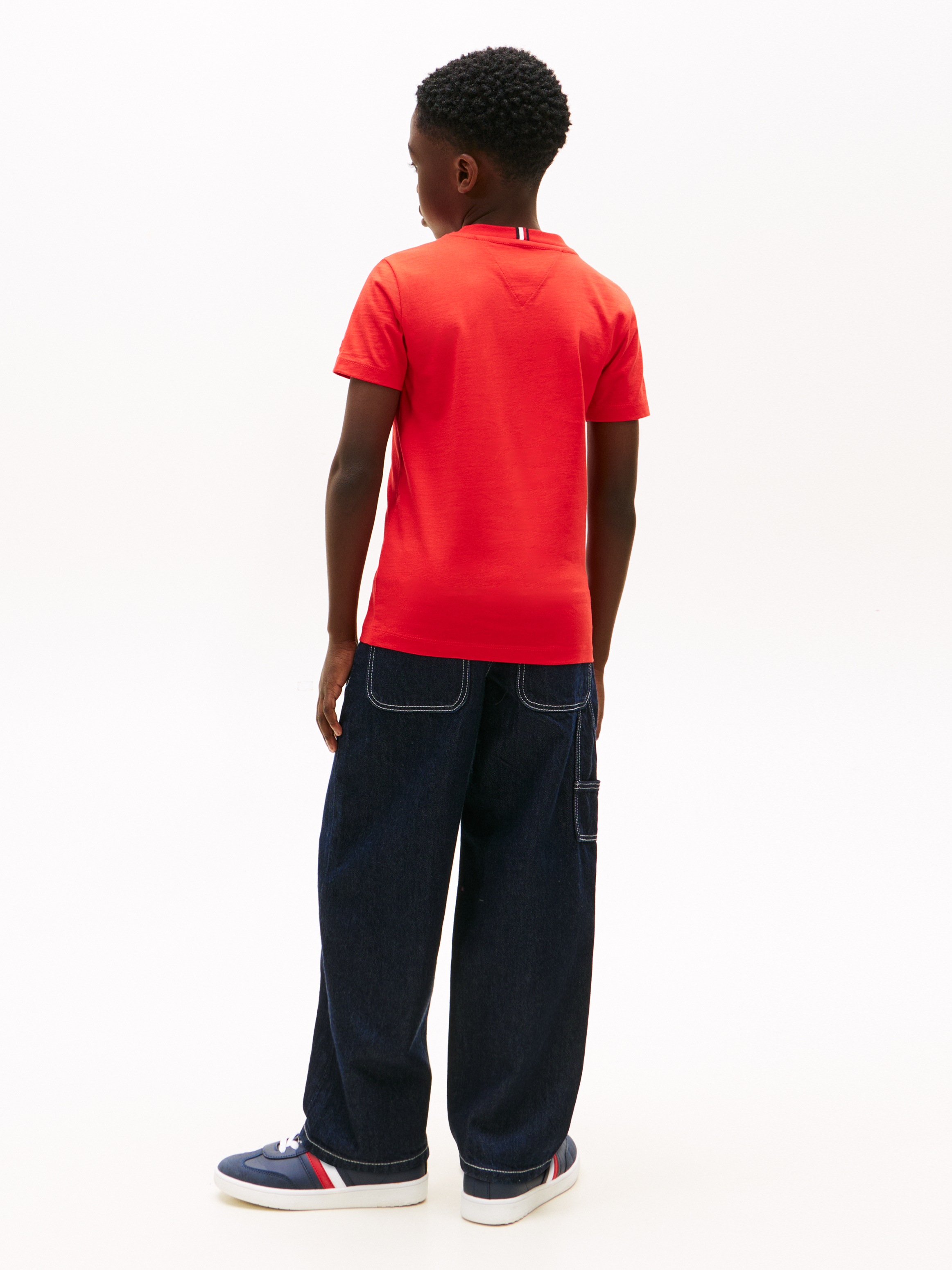 Tommy Hilfiger T-Shirt »WAVY FLAG T-SHIRT« Kinder bis 16 Jahre, regular fit