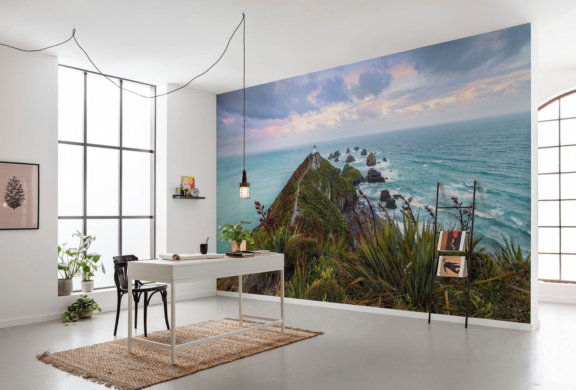 Image of Komar Fototapete "Digitaldruck Vlies - Stormy Sea - Grösse 400 x 250 cm" bedruckt glatt Wohnzimmer, Schlafzimmer