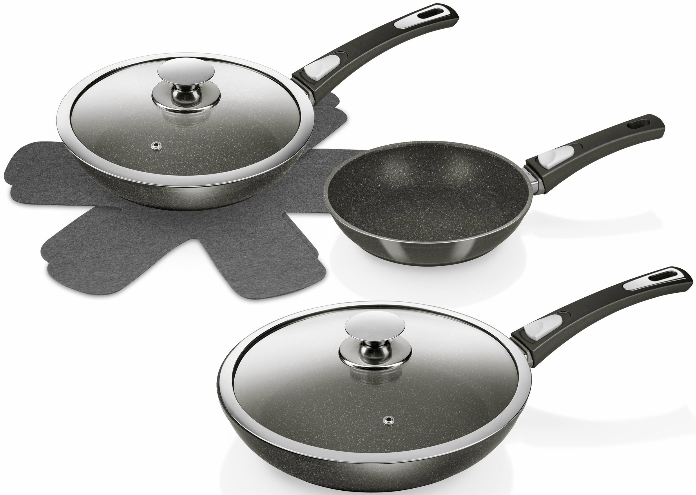 Image of Genius Pfannen-Set »Bonafit Diamant Edition«, Keramik, (Set, 7 tlg.), Induktion bei Ackermann Versand Schweiz