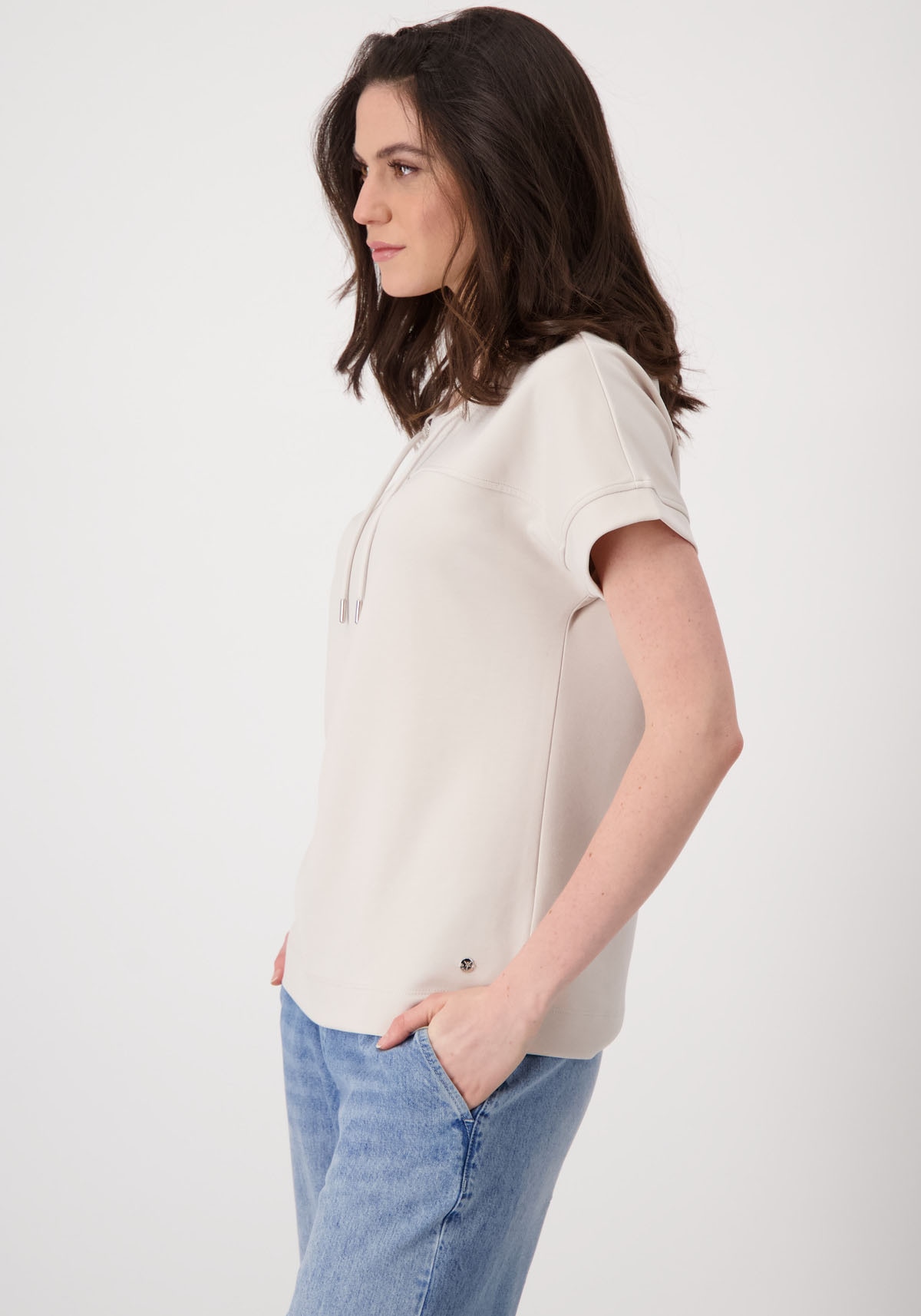 Monari Sweatshirt, mit Kordeldurchzug