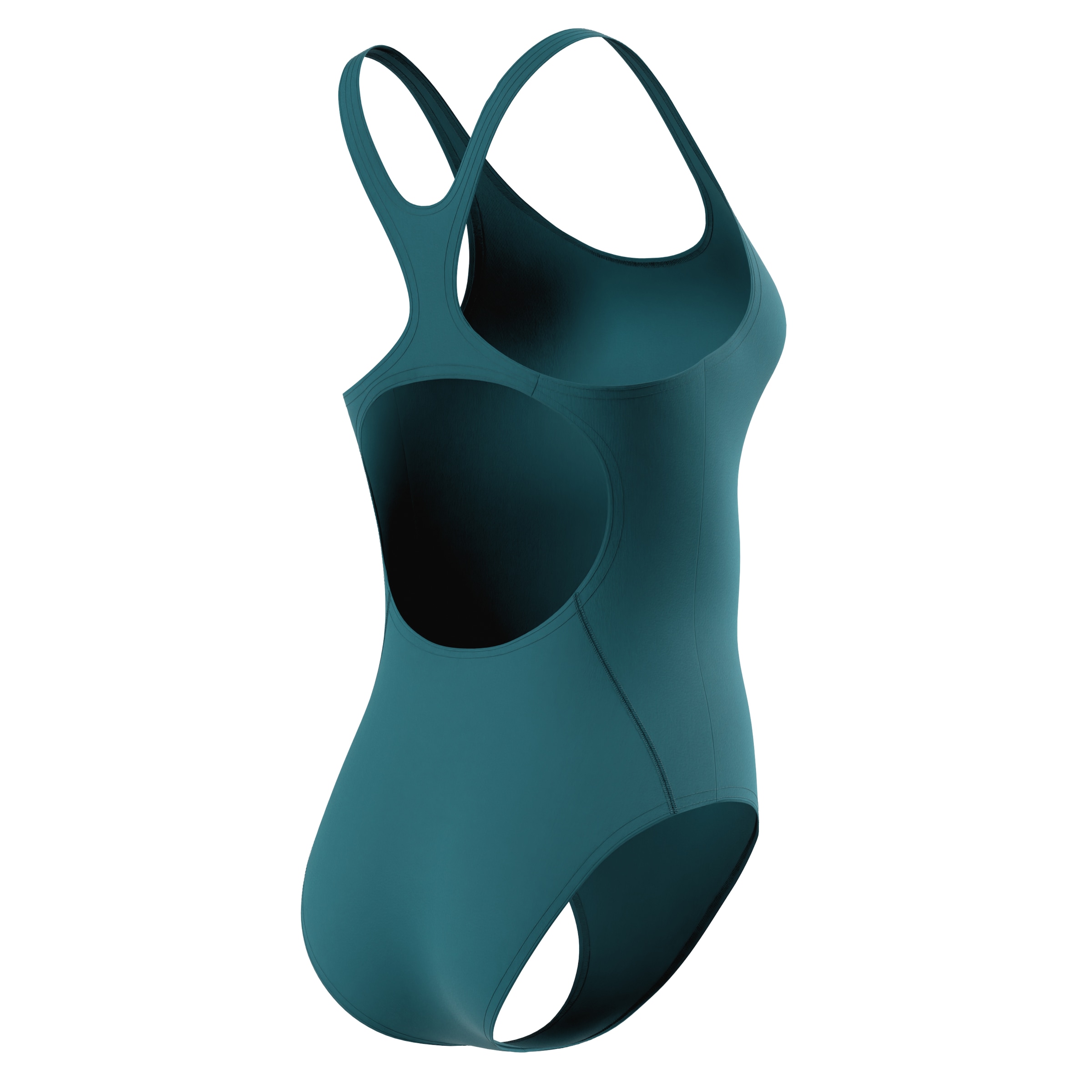 Speedo Maillot de bain »END+ MEDALIST 1PC DKGRN« pour activités sportives, avec impression de logo, élastique