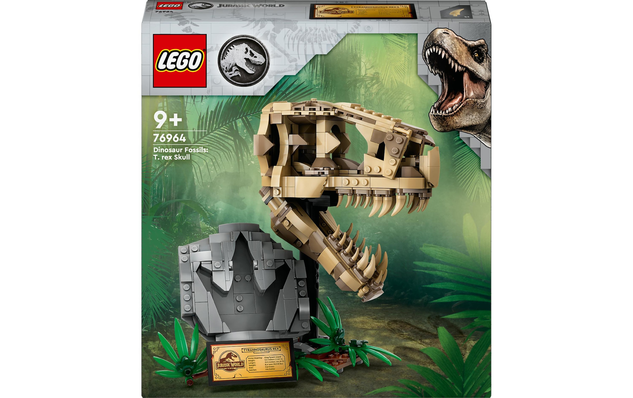 LEGO® Spielbausteine »World Dinosaurier-Fossilien: T.-rex-Kopf 76964«, (577 St.)