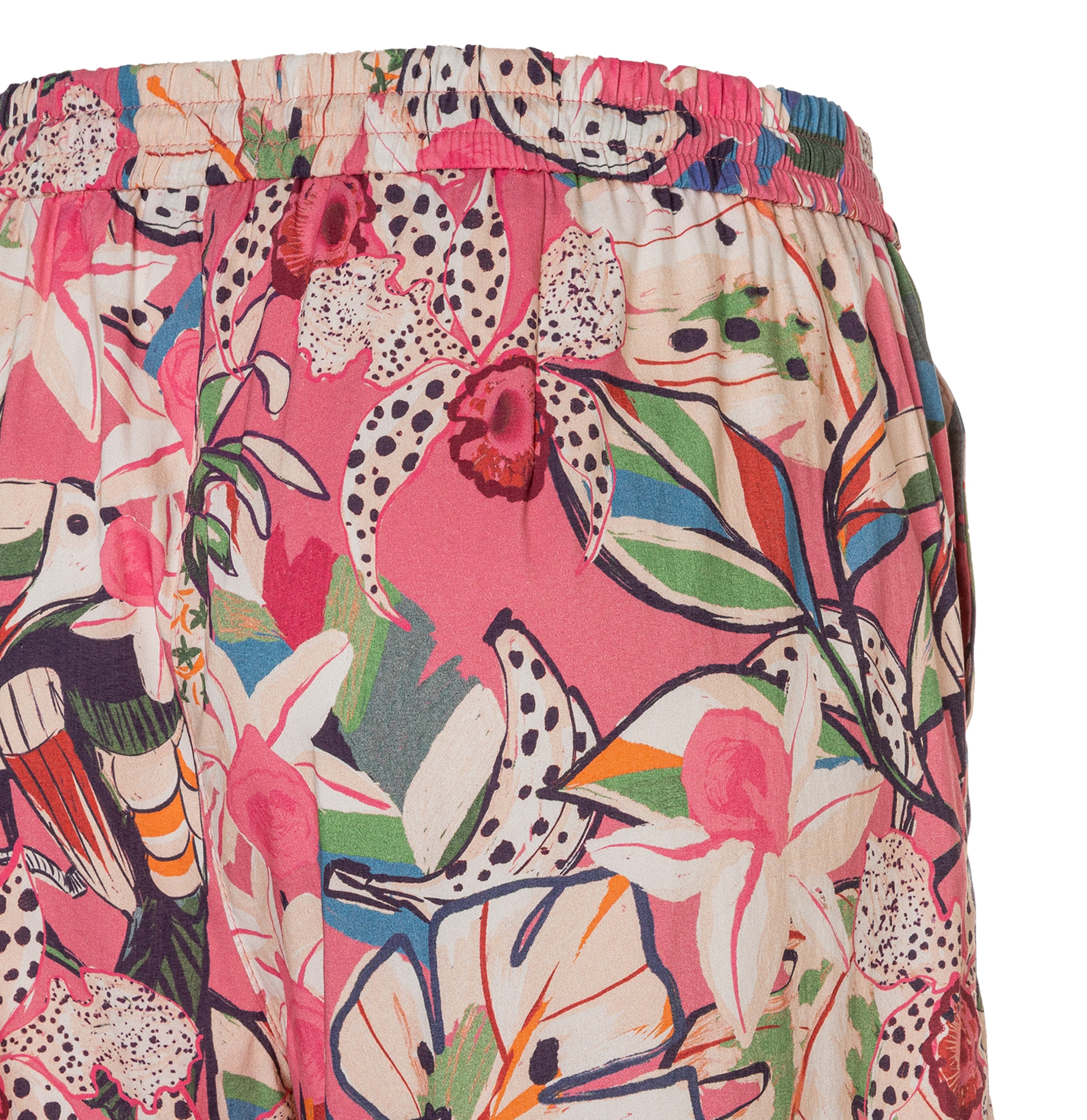 MAC Stoffhose »CALLIE cropped«  mit floralem Muster