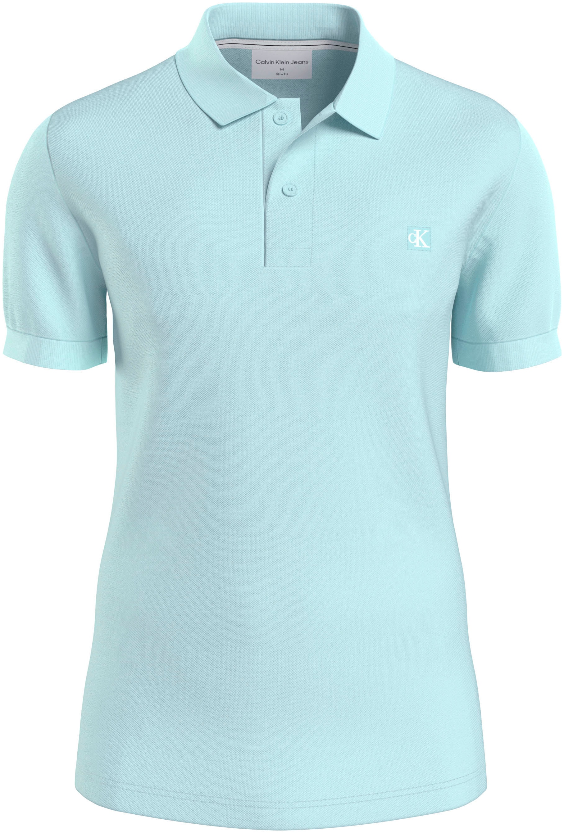 Calvin Klein Jeans Poloshirt »CK EMBRO BADGE SLIM POLO«, mit Logopatch