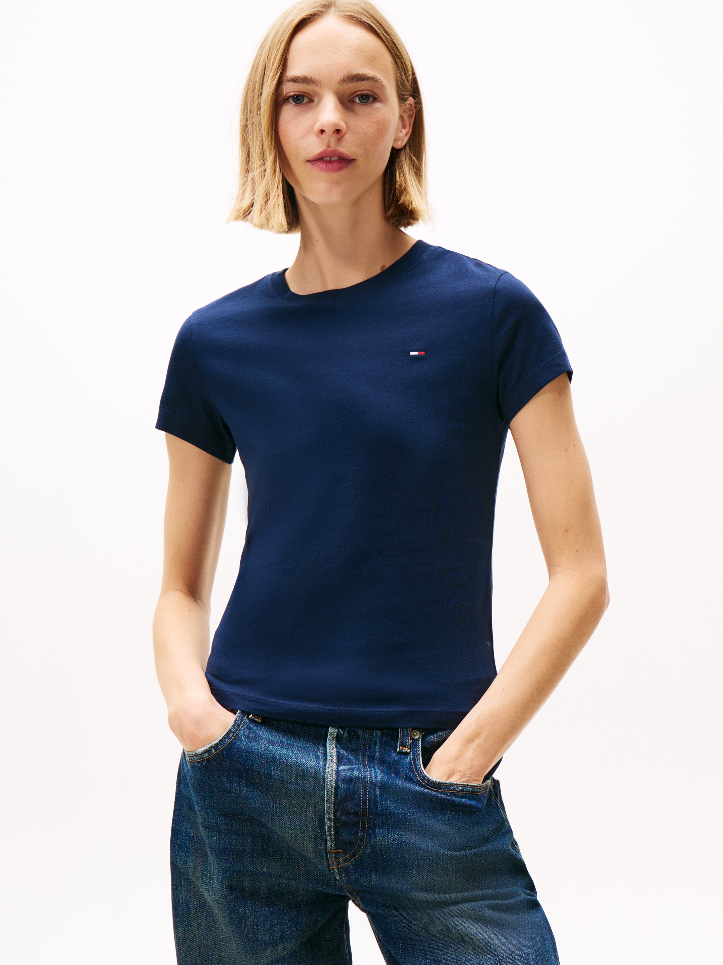 Tommy Jeans Kurzarmshirt »TJW 3PACK C-NECK TEE«, (Packung, 3 tlg., 3er-Pack)