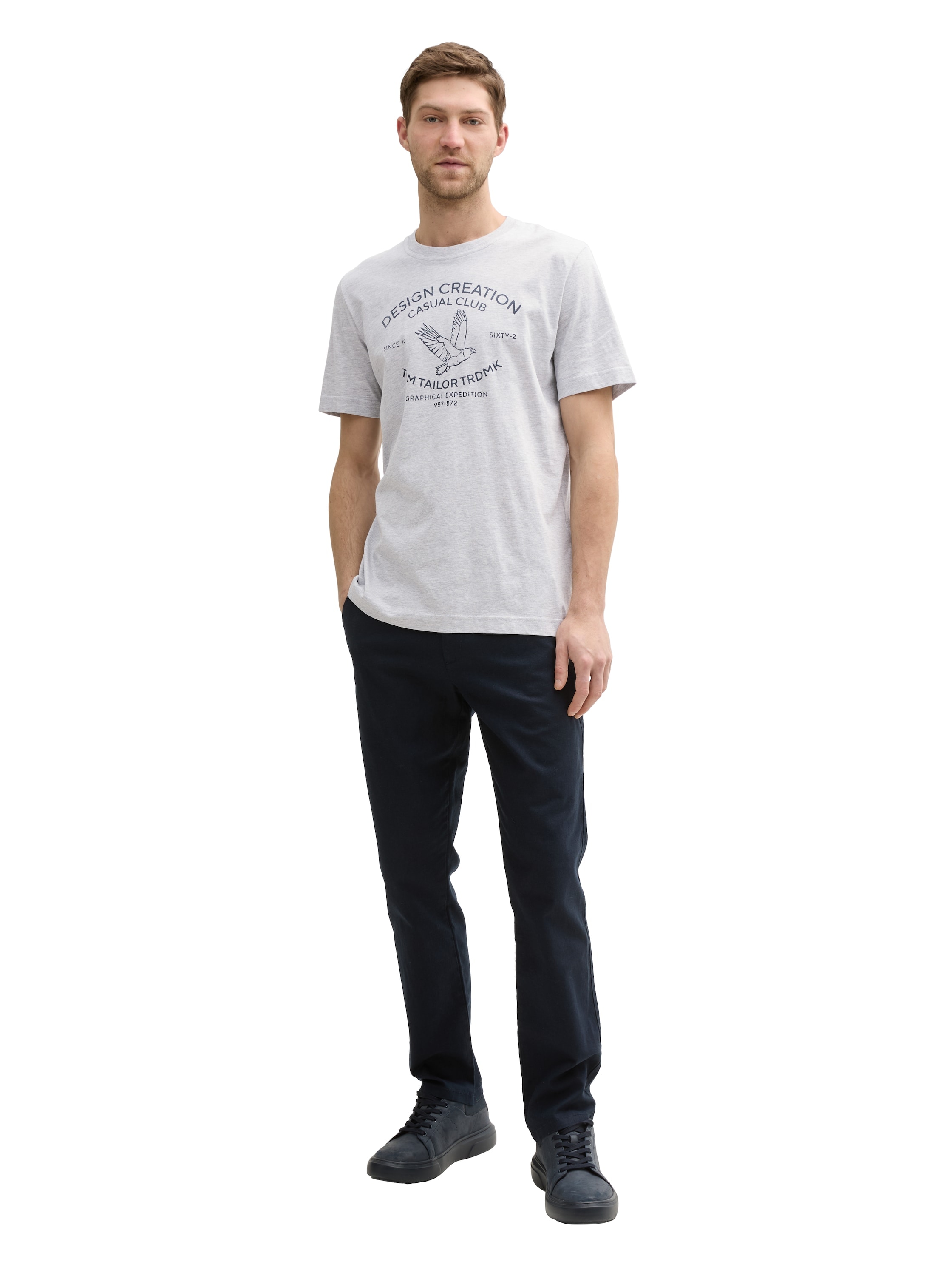 TOM TAILOR T-Shirt, (Packung, 2 tlg.), mit Frontprint