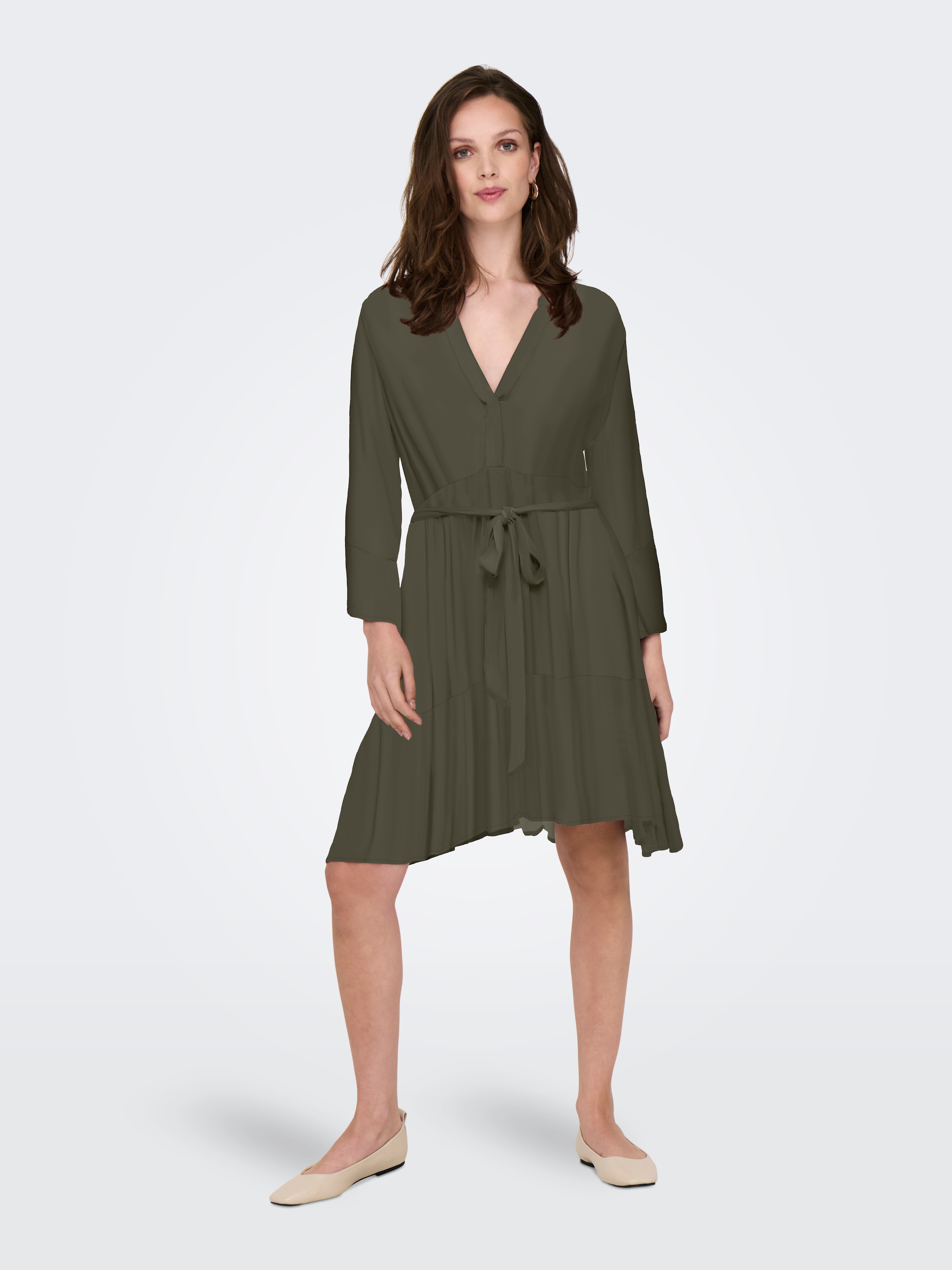 Image of ONLY Blusenkleid "ONLCLEMMENTINE LIFE 3/4 DRESS WVN NOOS" Sommerkleid