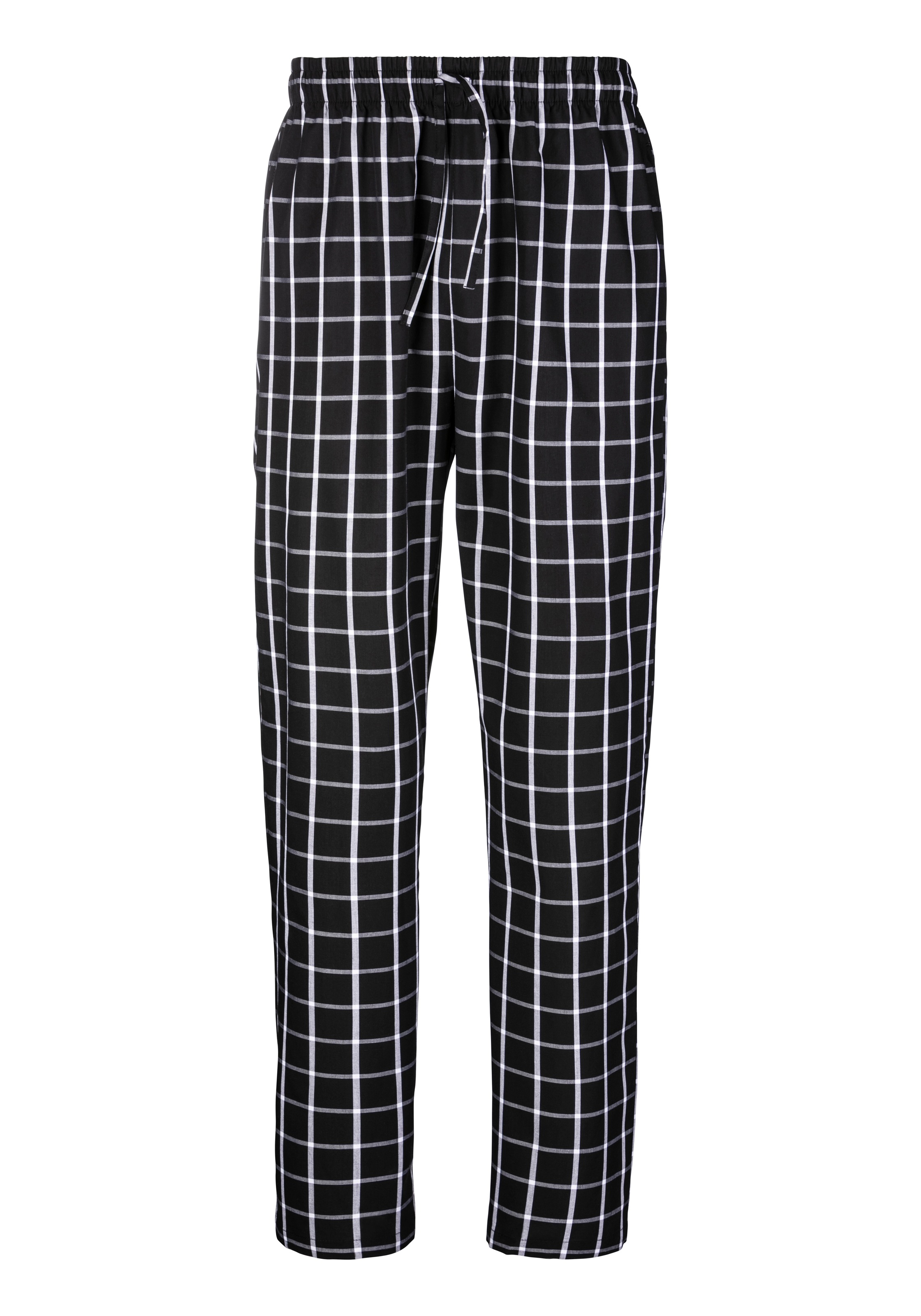 AUTHENTIC LE JOGGER Pyjama, (2 tlg., 1 Stück), Schlafanzug mit karierter Webhose