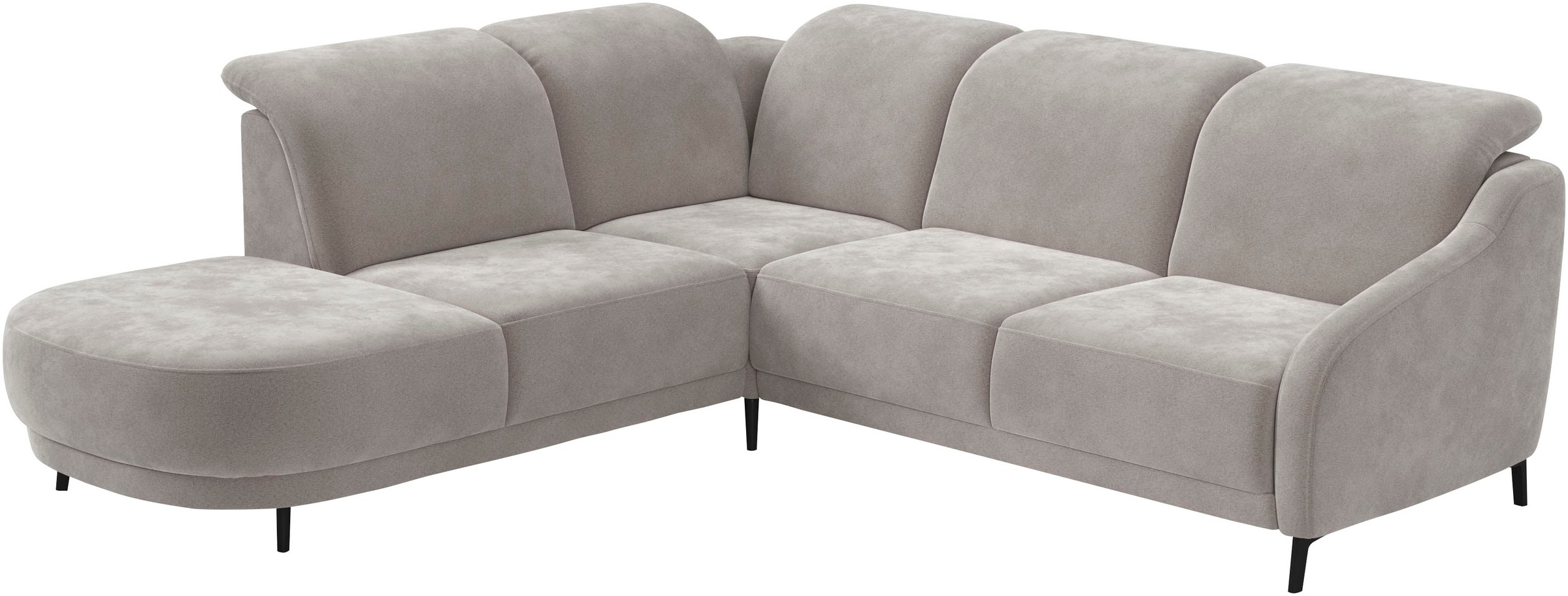 sit&more Ecksofa »Blues L-Form«, wahlweise mit Klapptisch und USB