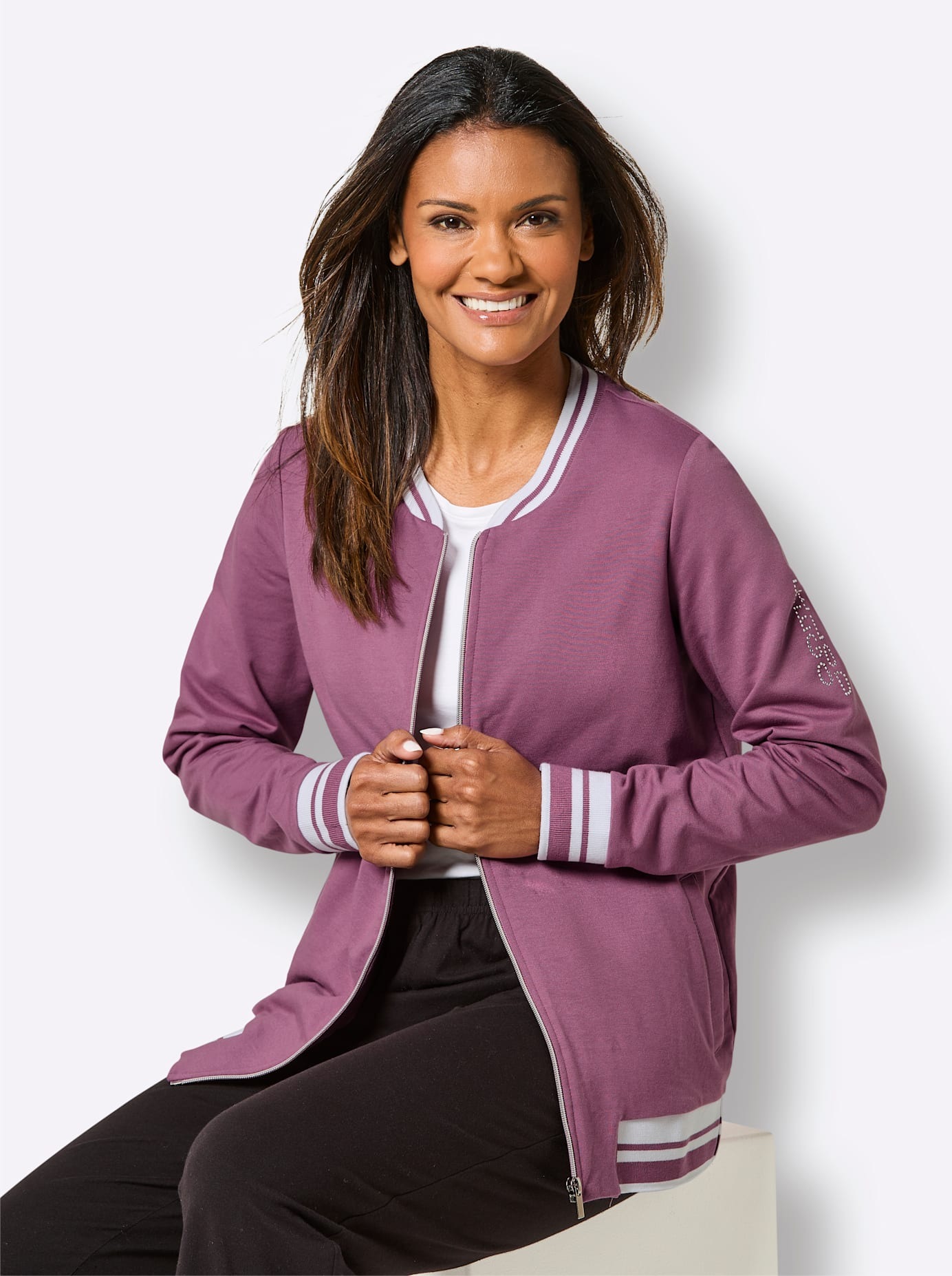 feel good Langjacke ohne Kapuze