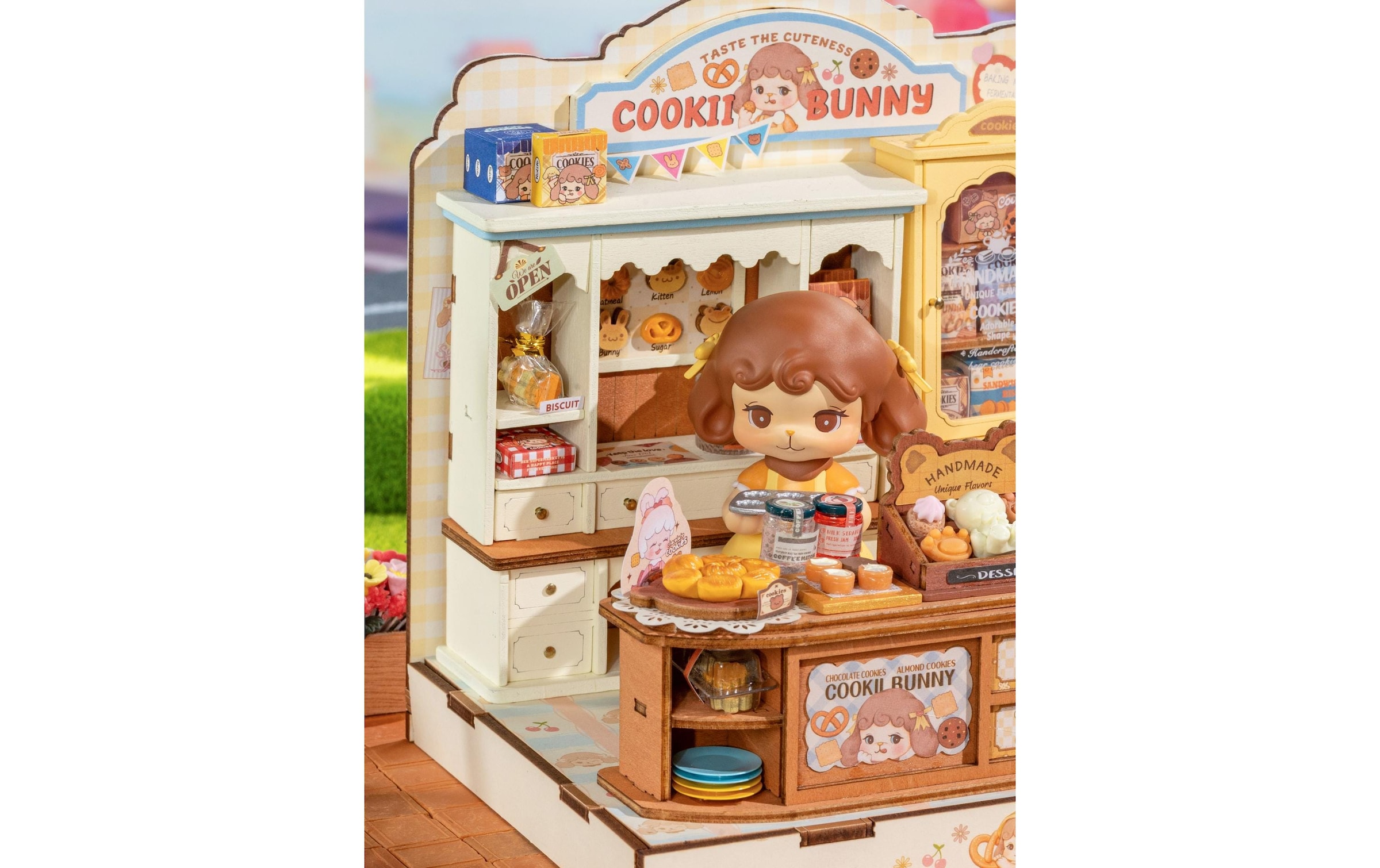   Modellbausatz »Rolife Cookii Bunny's Cookie Shop Tiercafé-Design« 182 Stk. tlg.