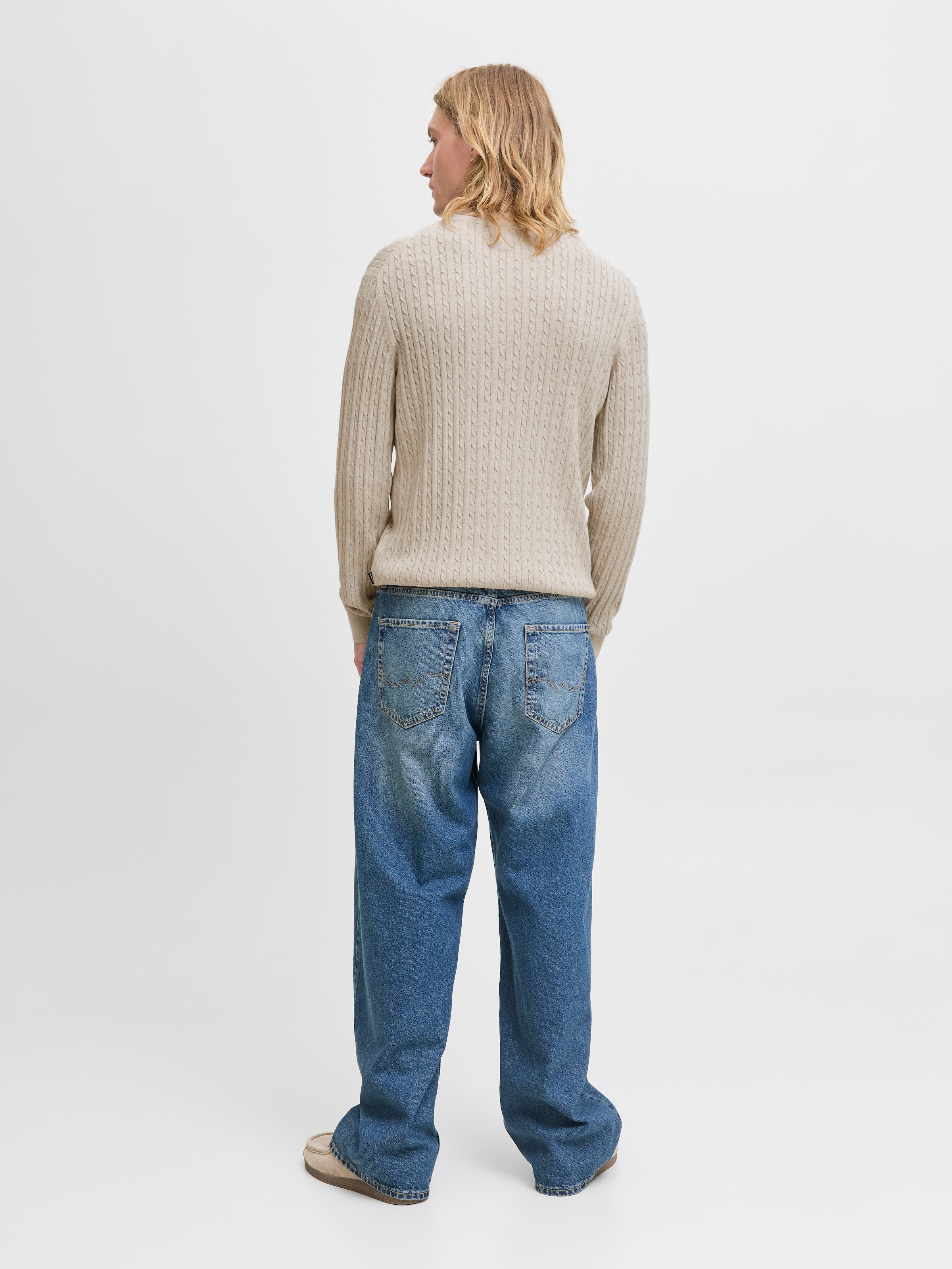 Jack & Jones Pull en tricot »JJEEMIL KNIT CABLE CREW NECK NOOS«