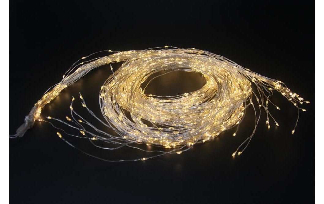 LED-Lichterkette »Angel Hair 3 m 1440 LED, Silberfarben«