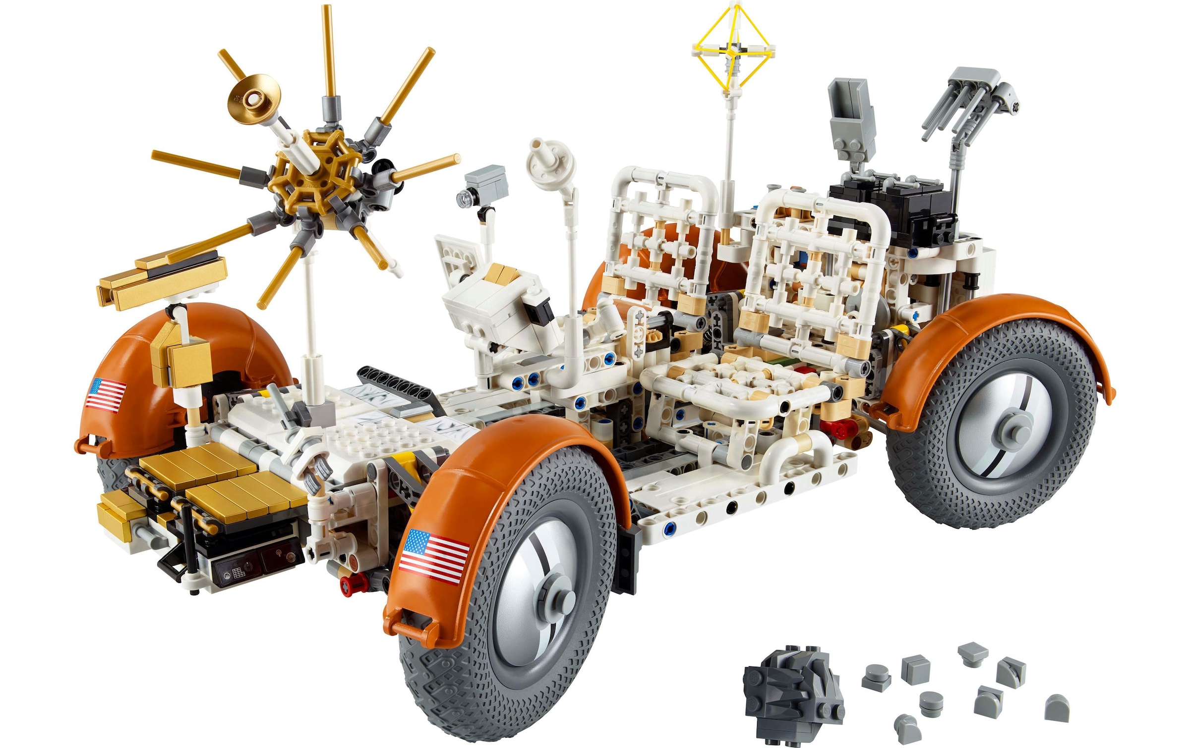 LEGO® Konstruktionsspielsteine »Technic NASA Apollo Lunar Roving Vehicle (LRV) 42182«, (1913 St.)