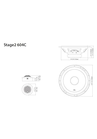 Auto-Lautsprecher »Stage2 6«