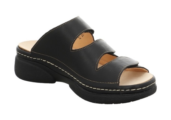 Think! Pantolette »CAMBIO«, Blockabsatz, Sommerschuh, Schlappen mit Wechselfussbett
