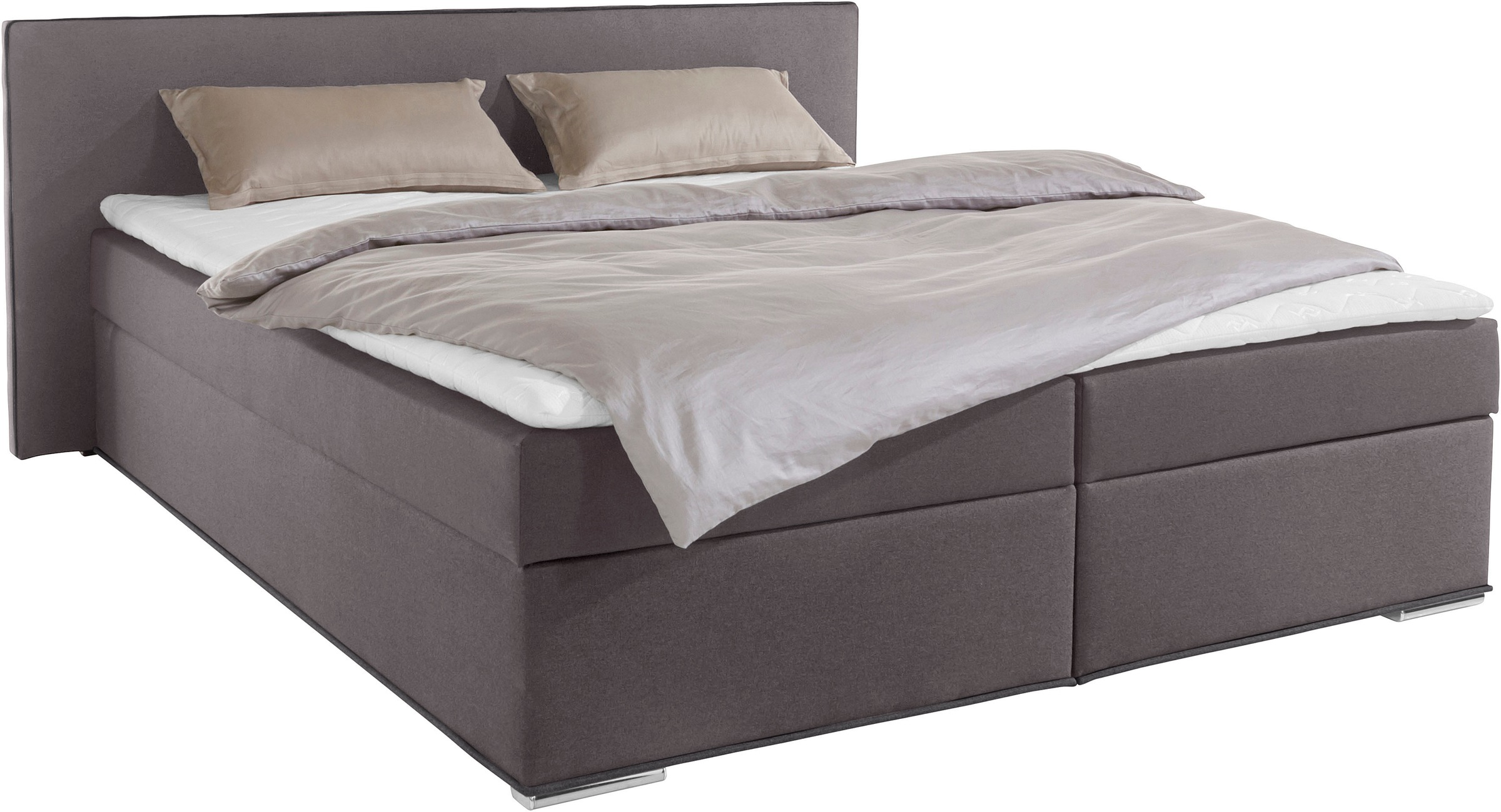 Image of COLLECTION AB Boxbett »Kreta«, inklusive Topper, H2, H3, H4, wahlweise mit Bettkasten, Liegehöhe 56 cm bei Ackermann Versand Schweiz