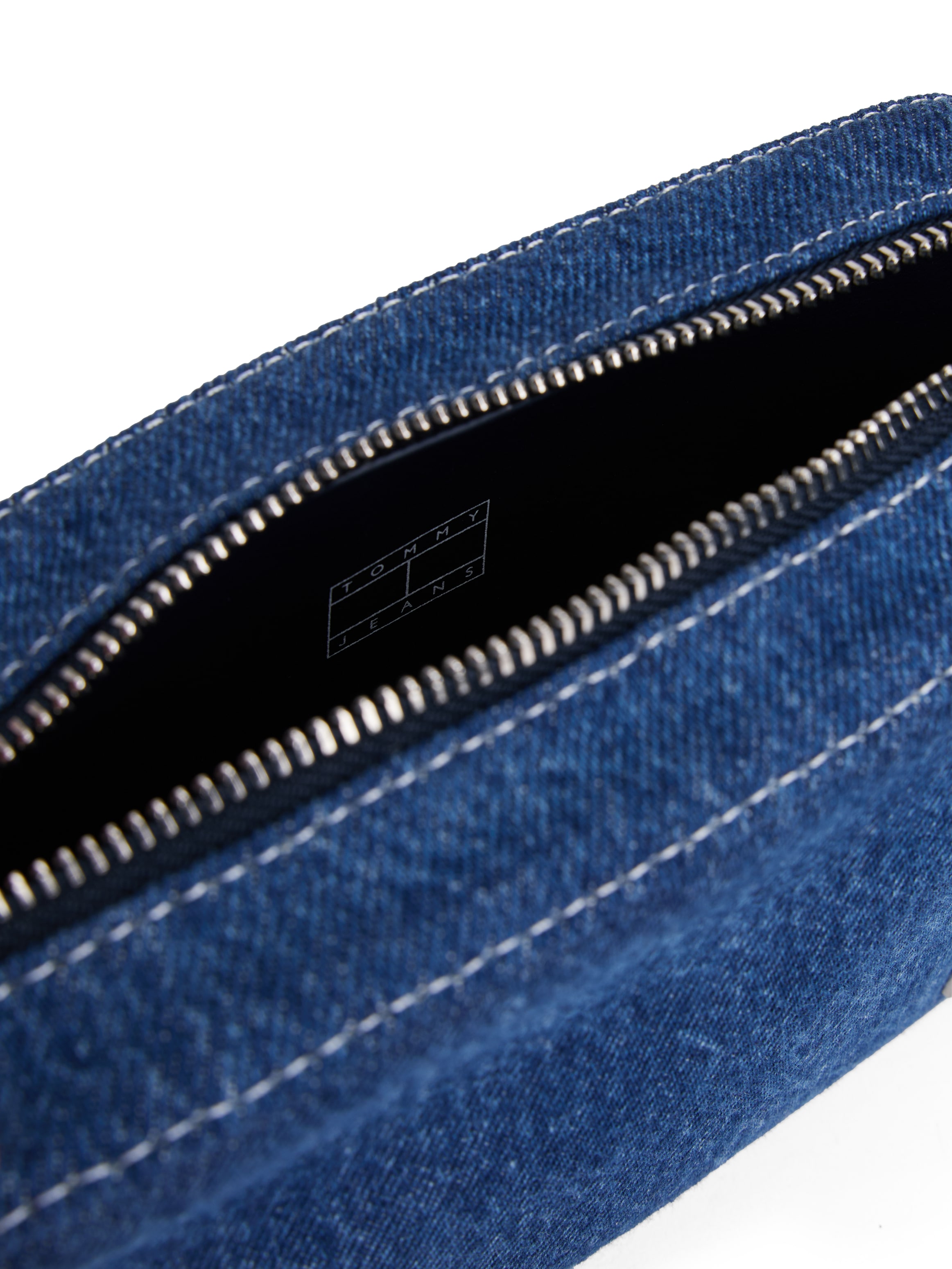 Tommy Jeans Mini sac »TJW COOL DENIM CAMERA BAG« sac à épaule femme, mini sac, sac bandoulière avec drapeau logo