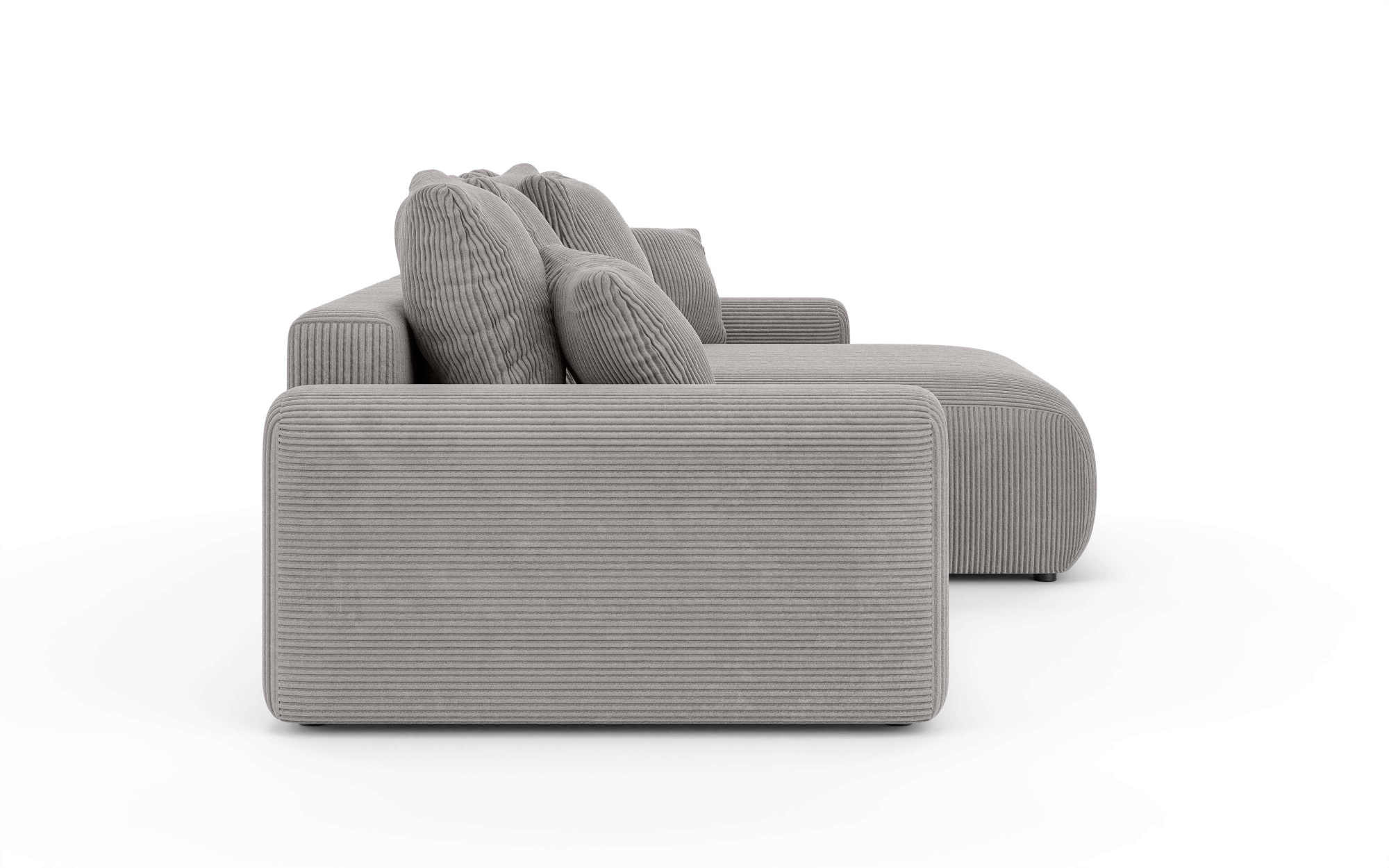 Home affaire Canapé d'angle »LAKESIDE klein mit Bettfunktion und Bettkasten, B/T/H 235/142/84 cm« L-Form, Recamiere beidseitig montierbar, mit Wellenunterfederung