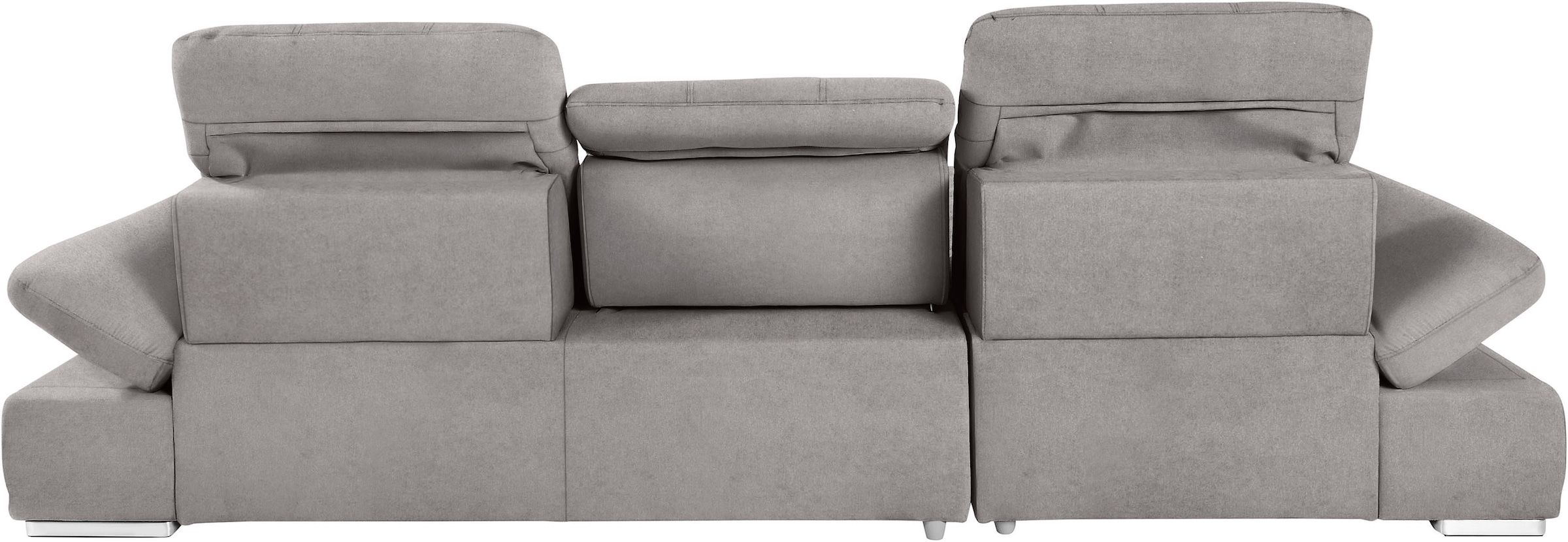 COTTA Ecksofa »Holiday L-Form mit Sitztiefen-, Armteil- und Kopfteilverstellung« wahlweise mit Bettfunktion & Bettkasten