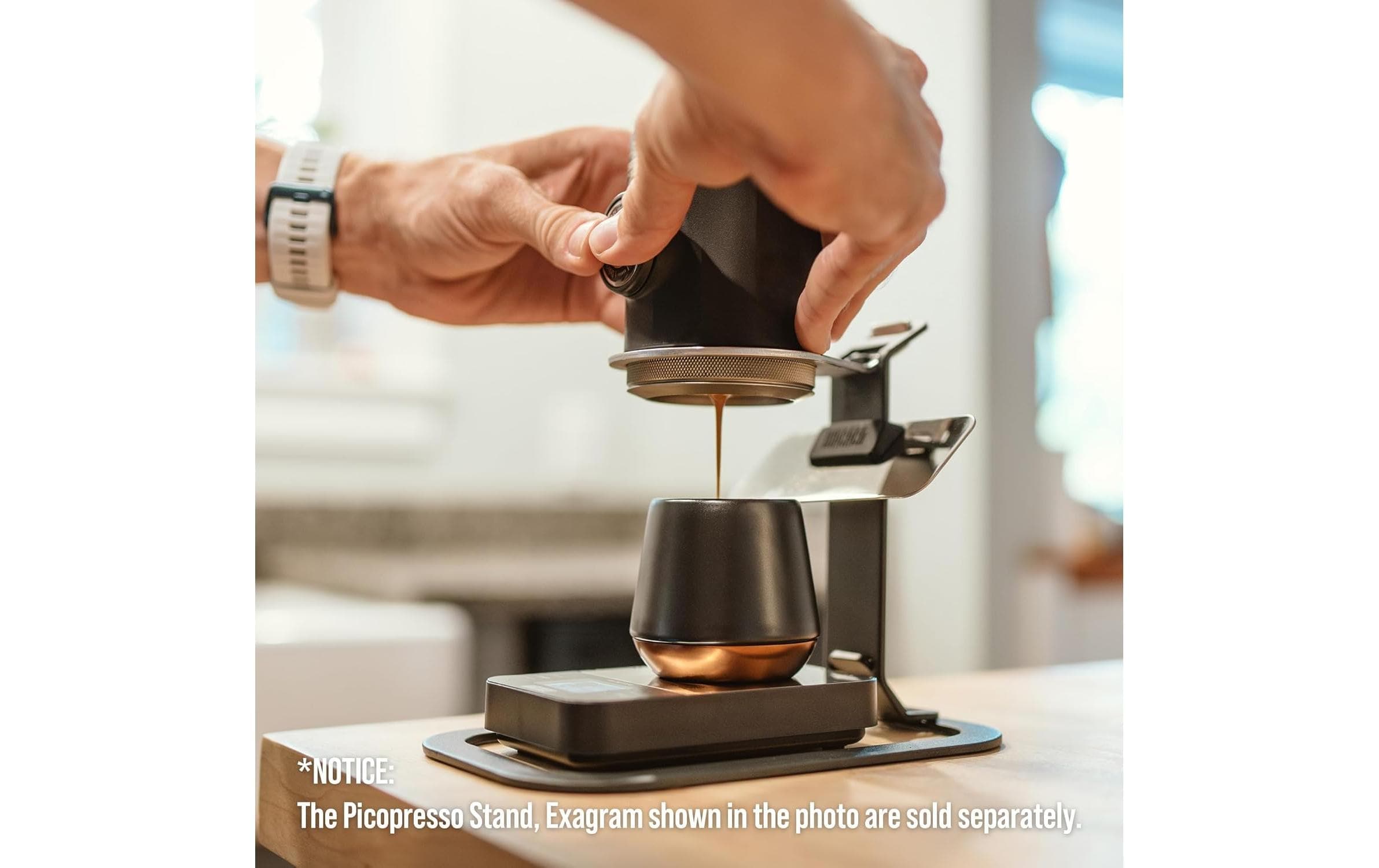 Wacaco Reisekaffeemaschine »Picopresso Nespresso Kapseln« Material: Aluminium, Edelstahl