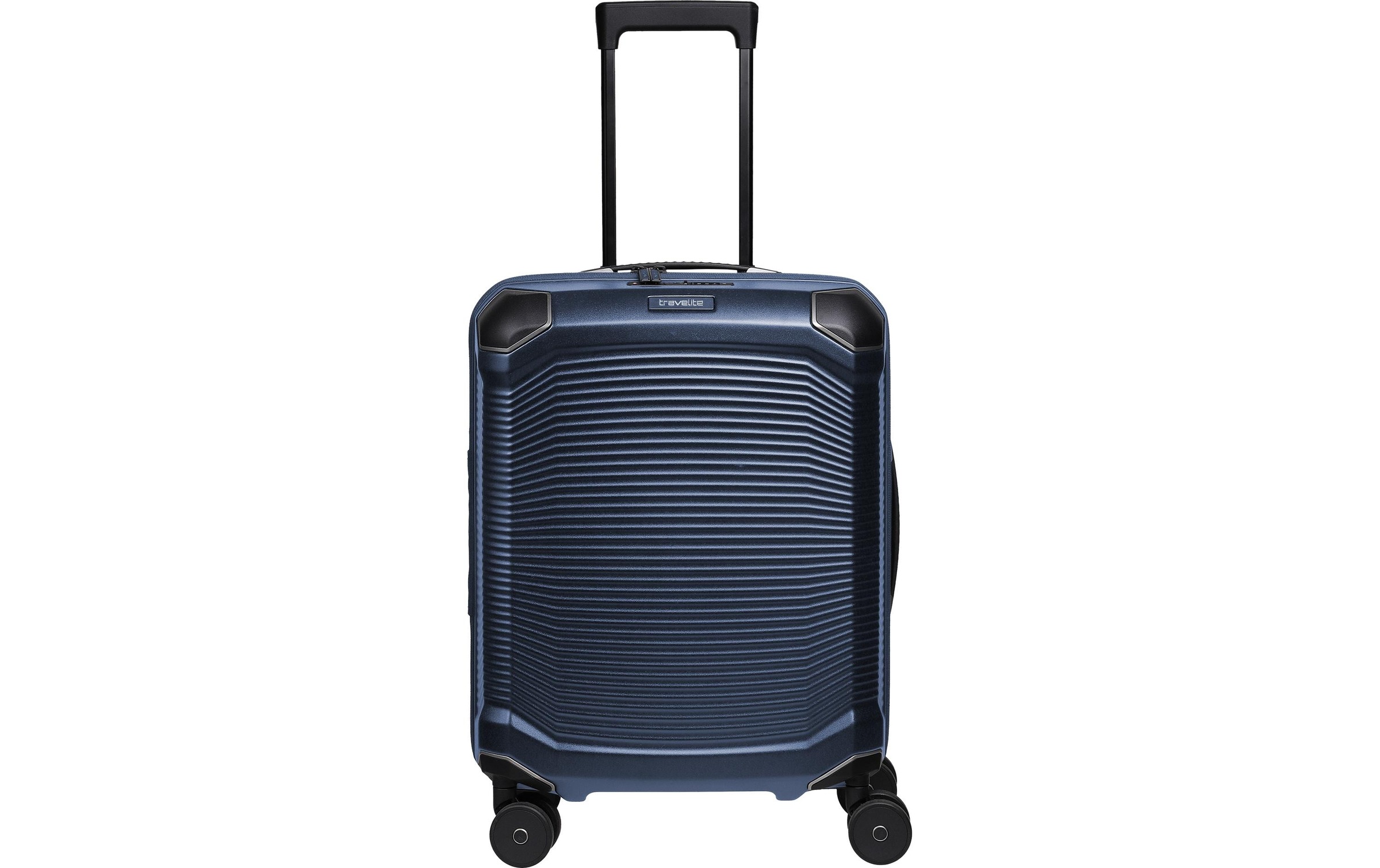 travelite Trolley »MILLENNIUM Reisekoffer Hartschale« 37 l 4 Rollen aus leichtem Polycarbonat mit stabiler Bauweise und Innenaufteilung
