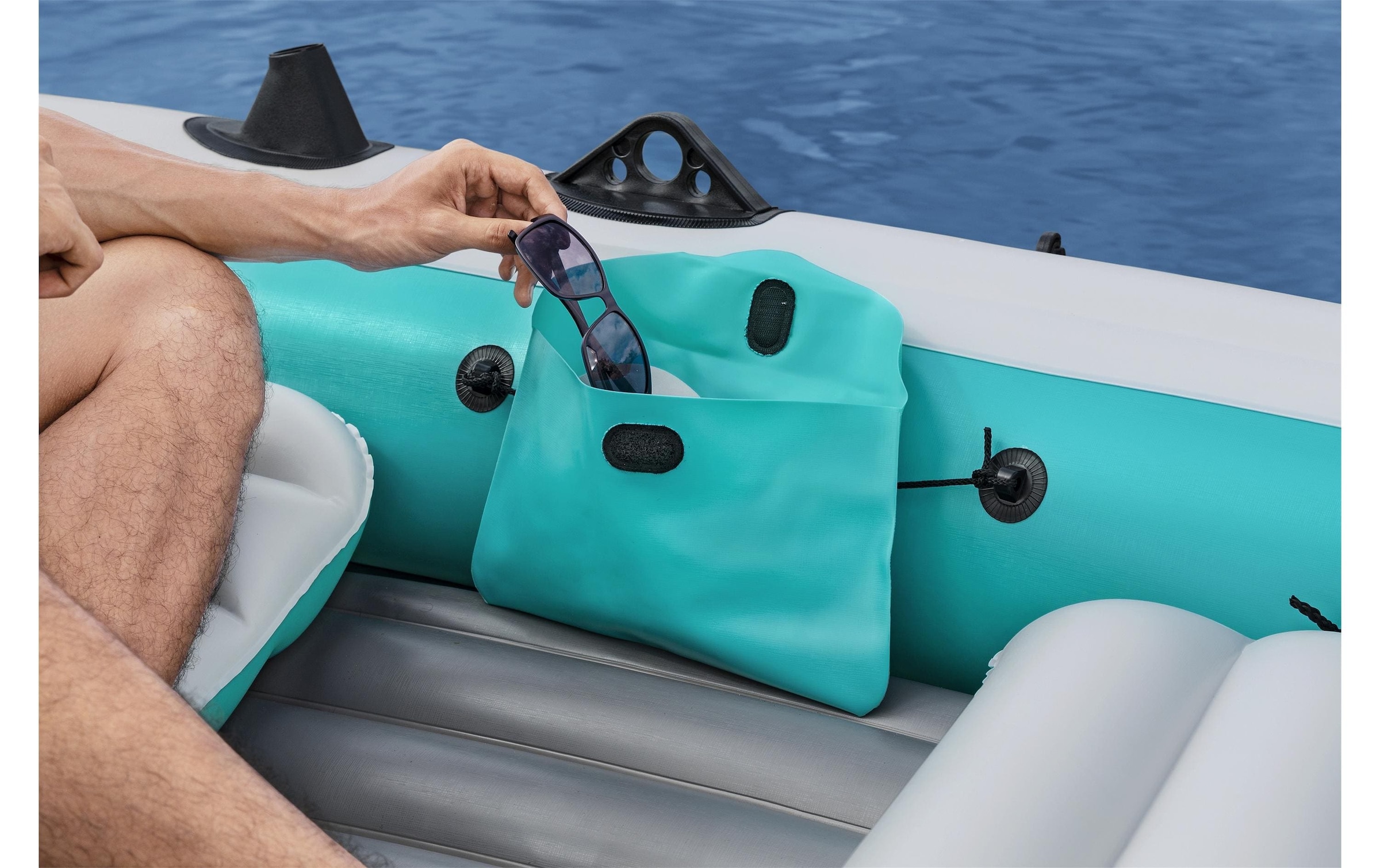 Bestway Bateau pneumatique »Hydro-Force Komplett-Set Adventure Elite X5« bottes en caoutchouc