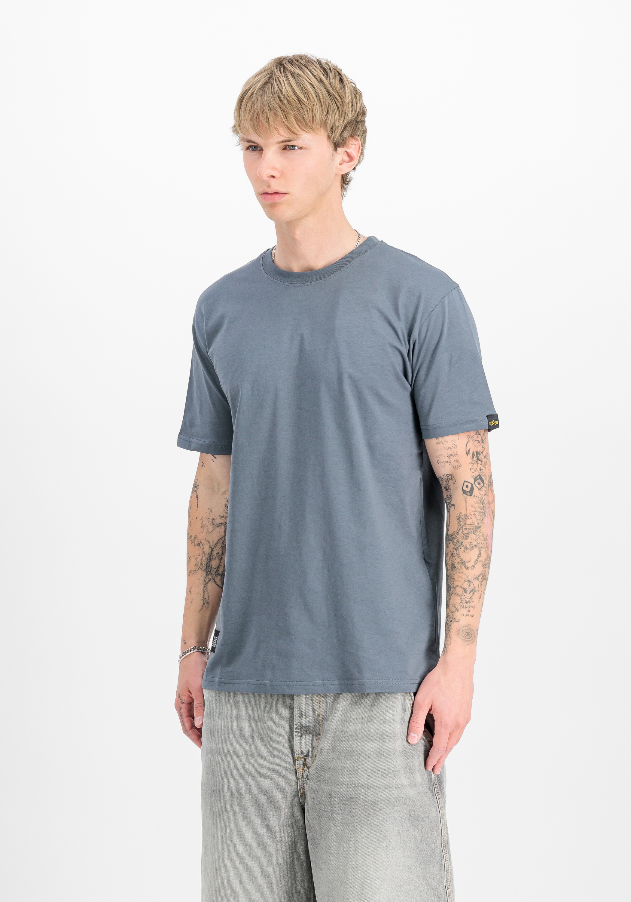 Image of Alpha Industries T-Shirt "Label Backprint T-Shirt"