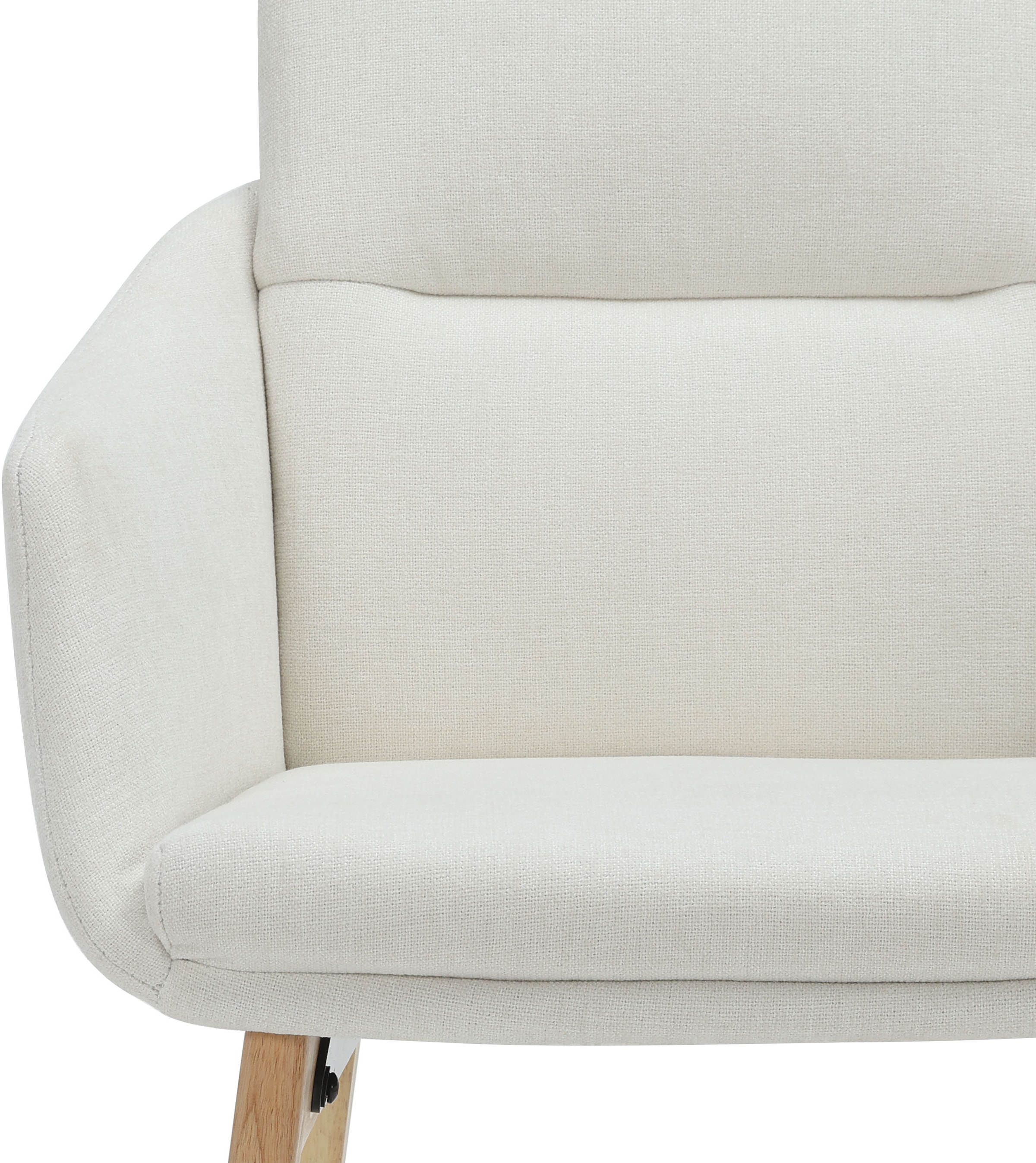 GOODproduct Chaise de salle à manger »Hadelin« () 1 cuispflegeleichter Webstoff, massives Echtholzgestell, Sitzhöhe ca. 50 cm