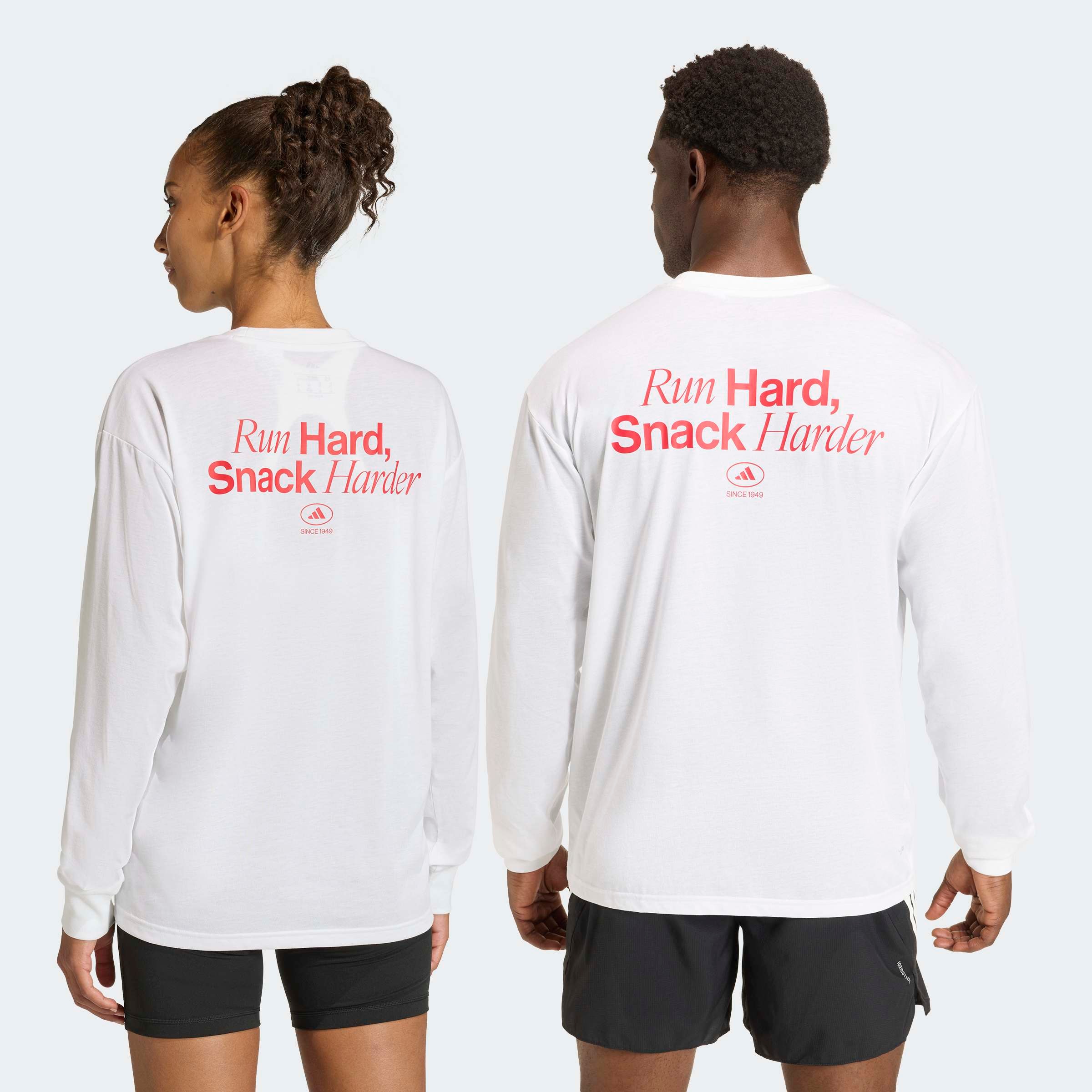 adidas Performance T-shirt de course »RUN HARD GRAPHIC LONGSLEEVE«