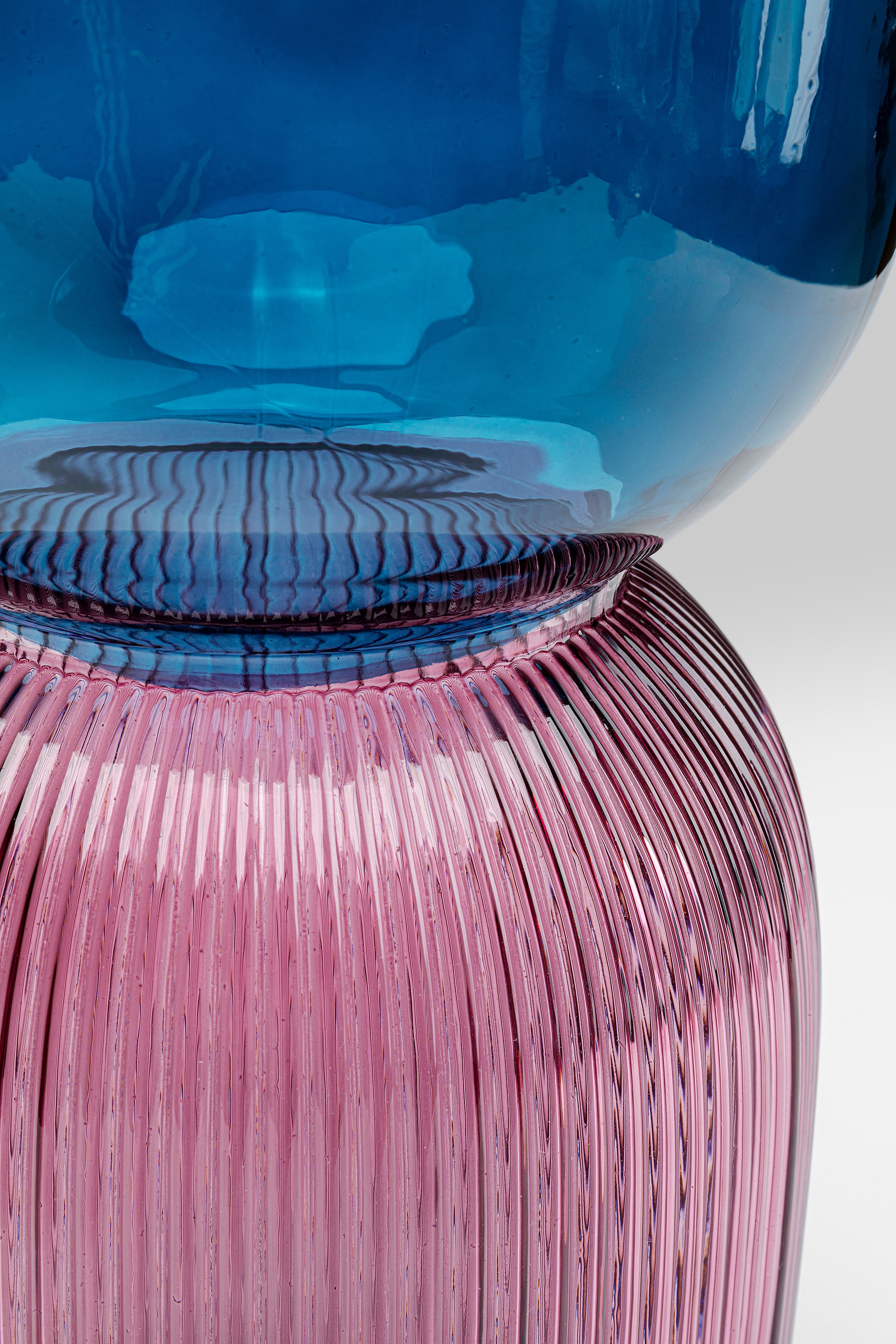 Kare Design Vase de table »Vase Marvelous Duo Blau Lila 40cm«