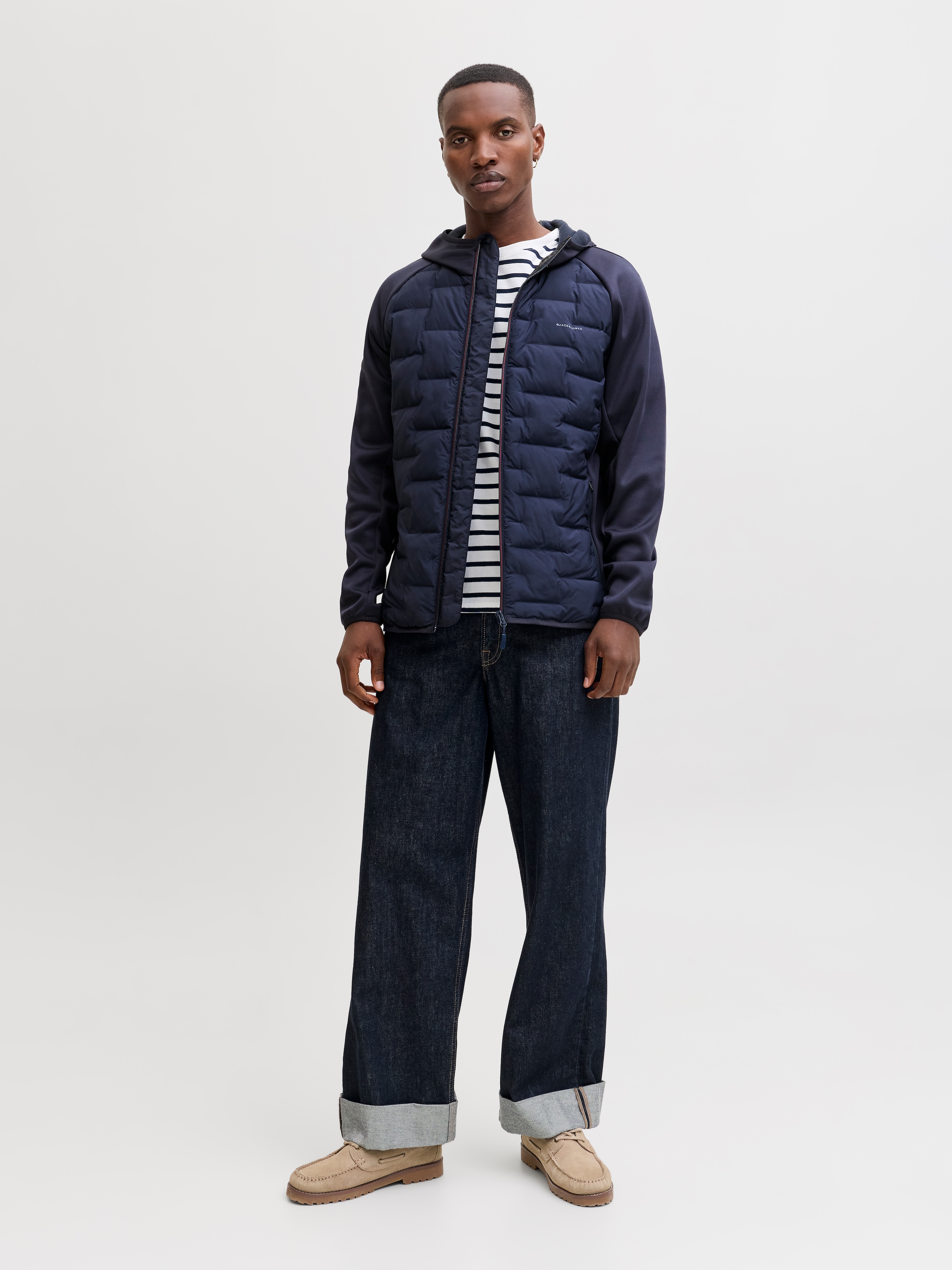 Jack & Jones Veste matelassée »JJEPERFECT HYBRID JACKET NOOS« mit Kapuze mit Kapuze