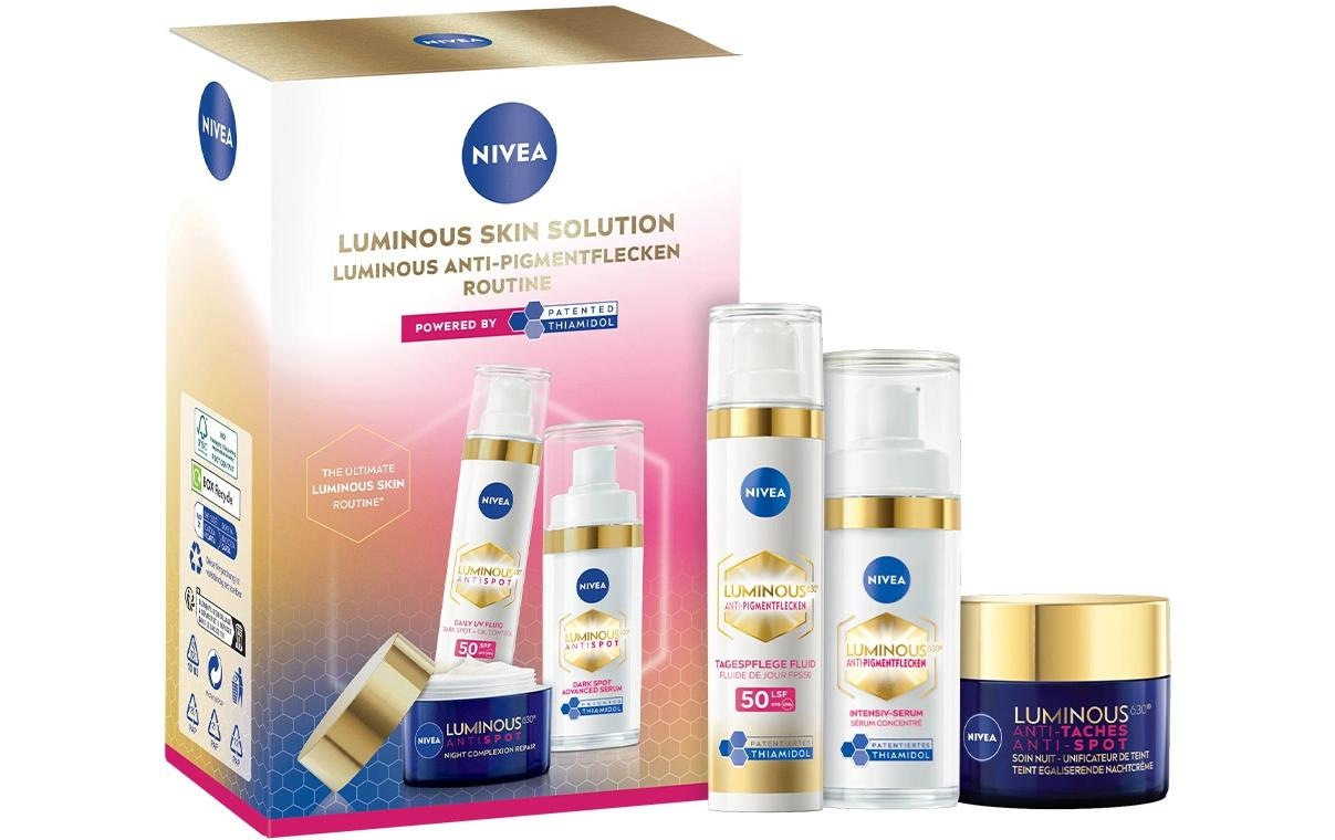 Image of Nivea Gesichtspflege-Set "NIVEA LUMINOUS630 Anti-Pigmenflecken Routine Set"