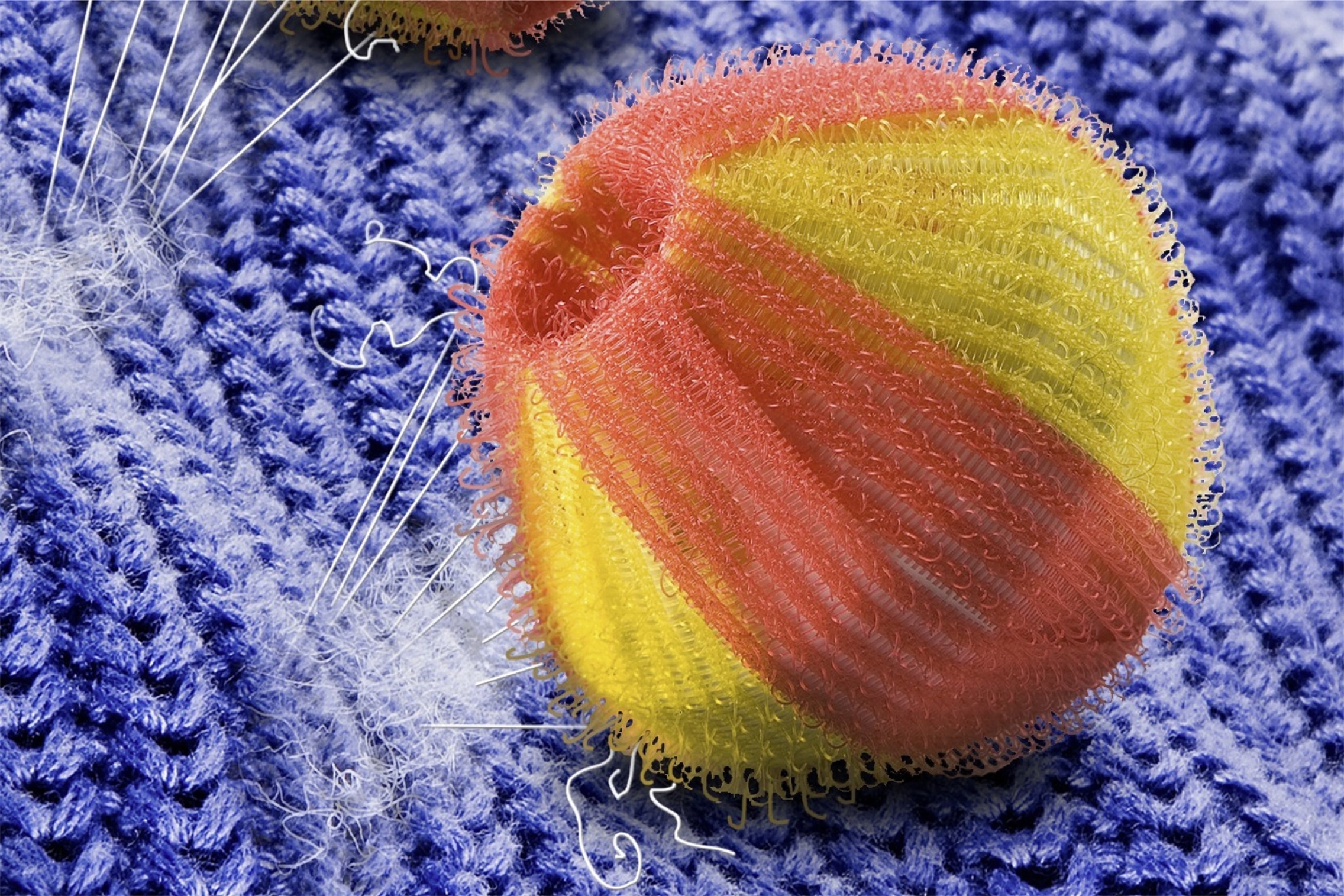 Maximex Wäschekugel »Modell Flusenschreck Jumbo« extra-grosse Wäschebälle für die Waschmascchine, sammeln Flusen & Haare