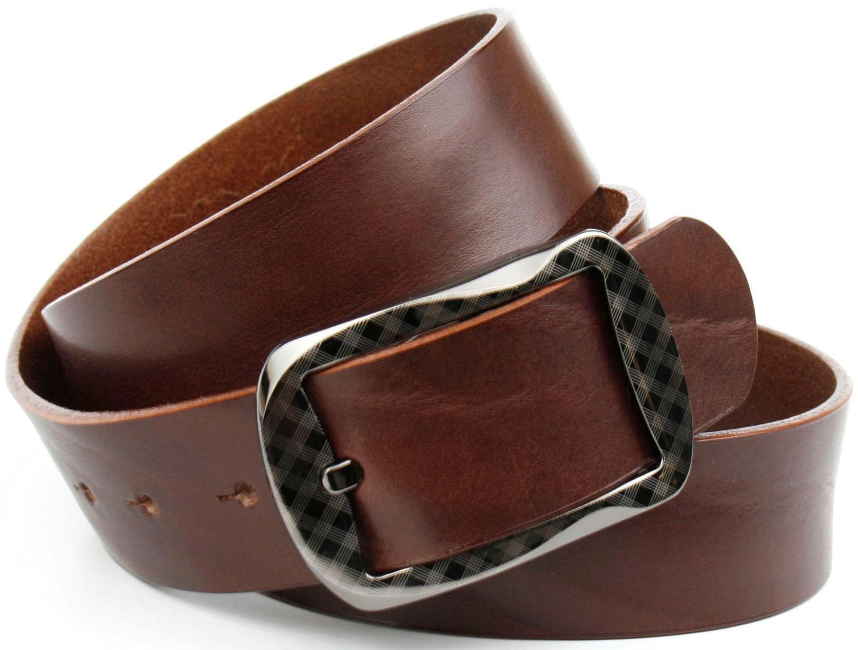 Image of Anthoni Crown Ledergürtel, mit gemusterter Gürtelschliesse bei Ackermann Versand Schweiz