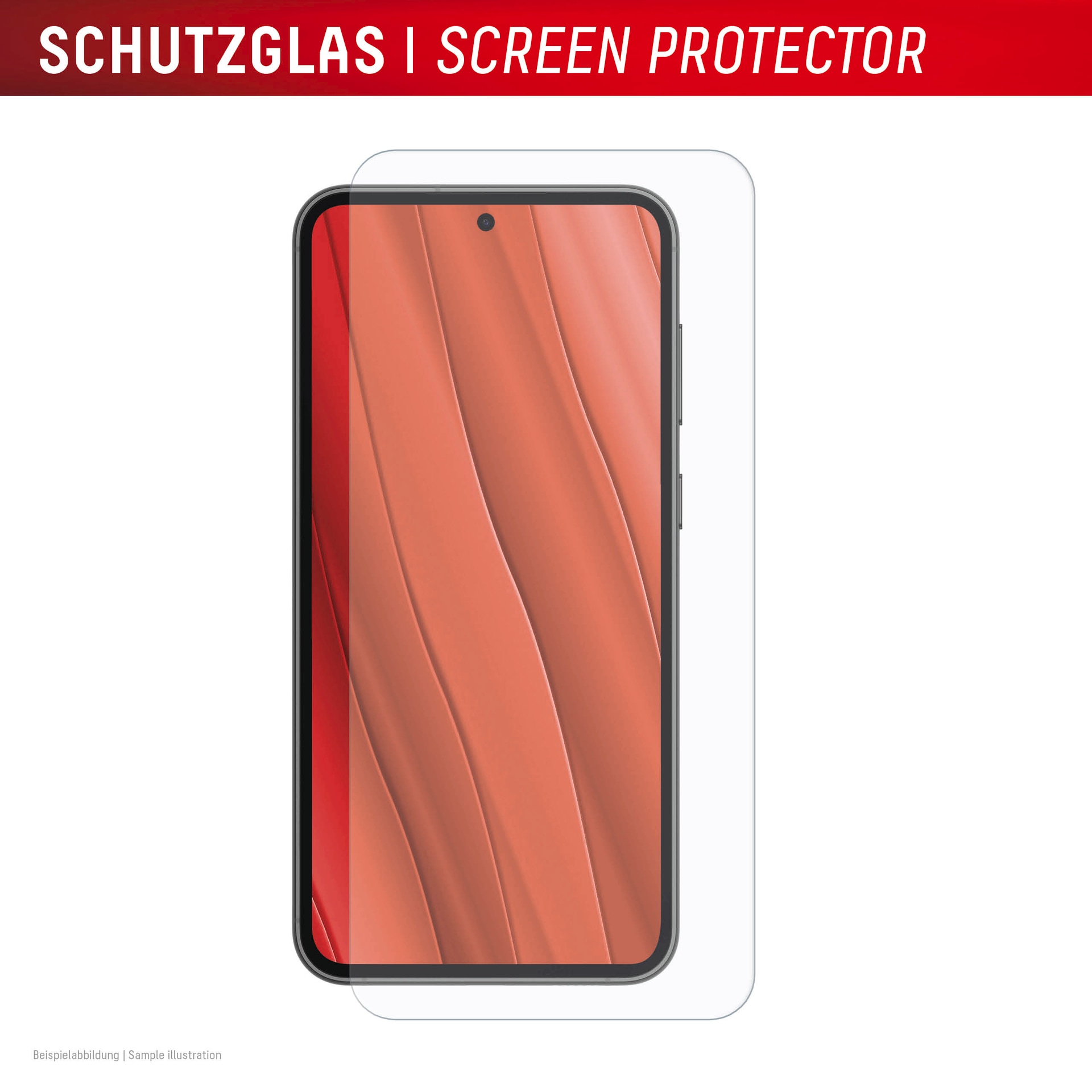 Displex Displayschutzglas »Real Glass Screen Protector«, für Samsung Galaxy A36, Displayschutzfolie, Schutzfolie, Bildschirmschutz, kratz- & stossfest