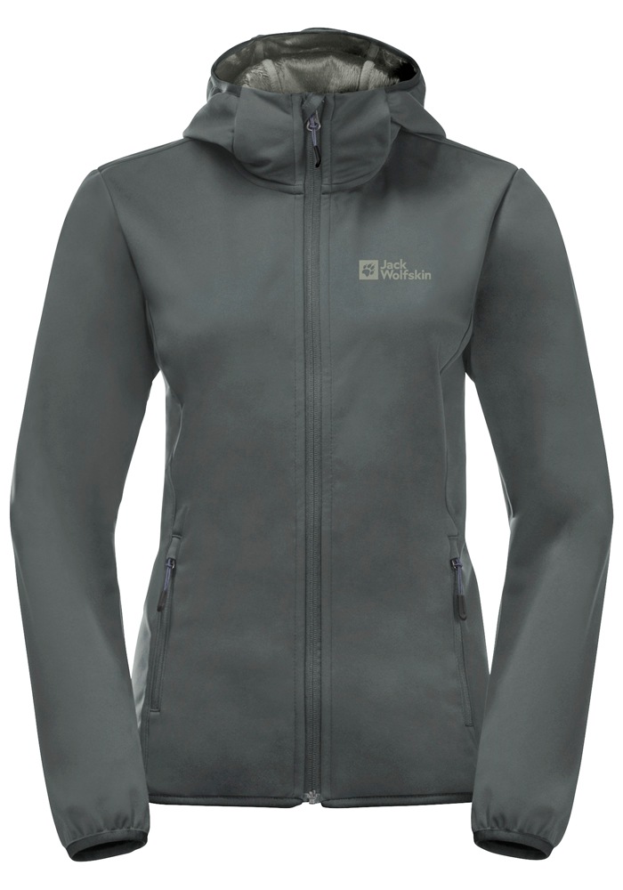 Jack Wolfskin Softshelljacke »WINDHAIN HOODY W«, mit Kapuze