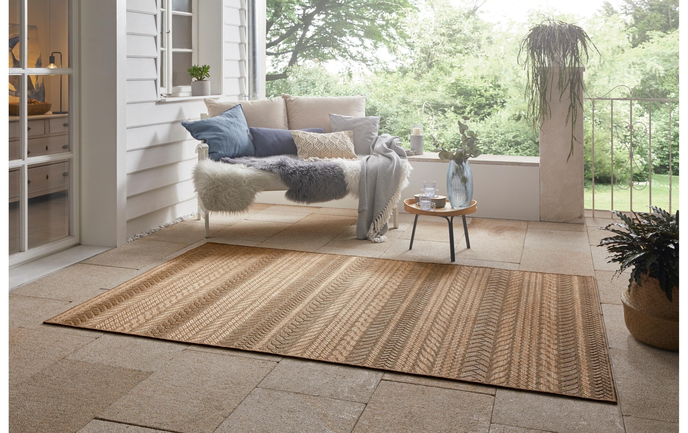 NORTHRUGS Teppich »Outdoor Teppich Forest« rechteckig