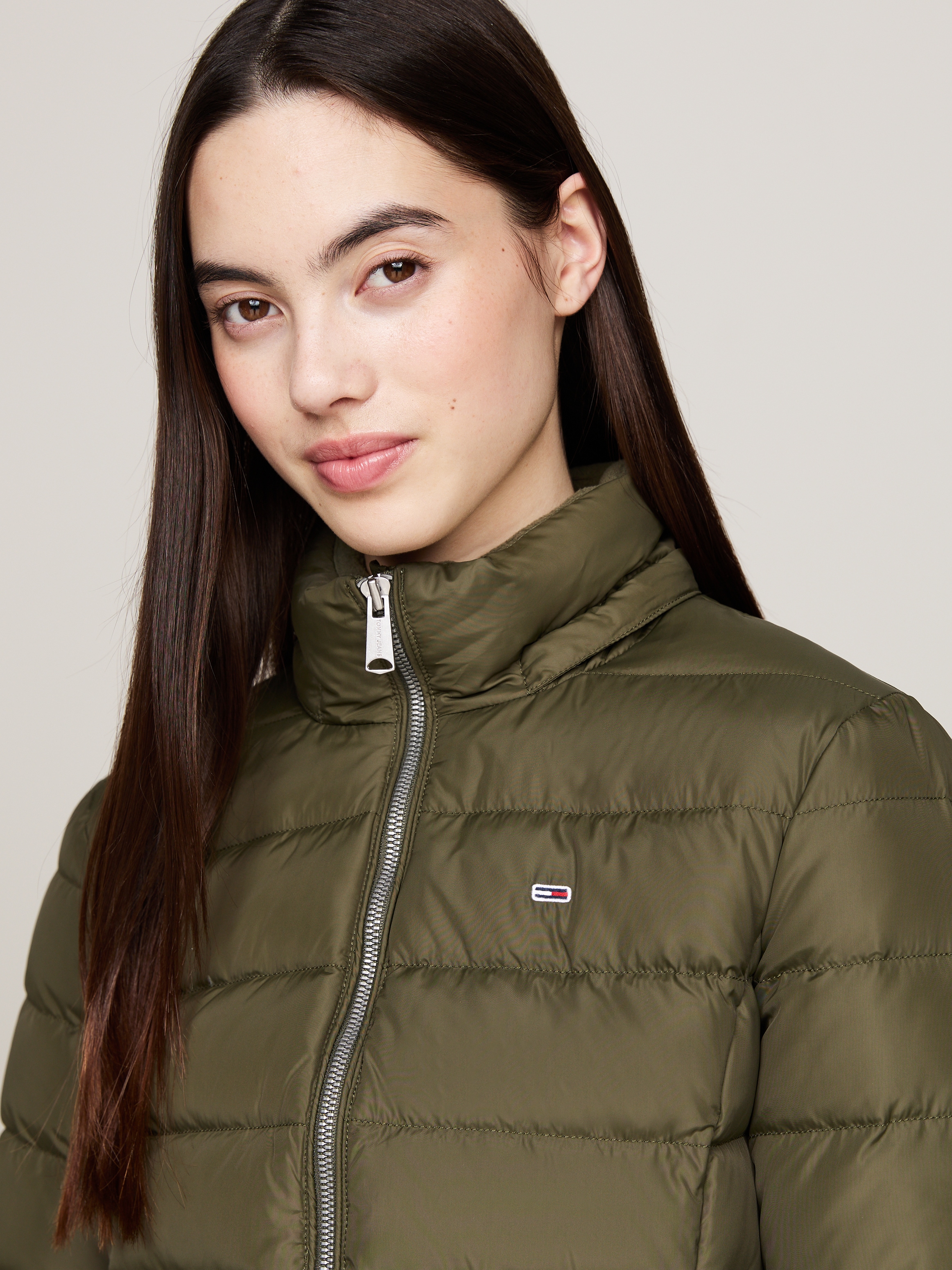 Tommy Jeans Curve Steppjacke »TJW BASIC HOODED DOWN JACKET EXT«, mit Kapuze, in Grossen Grössen, mit Kapuze