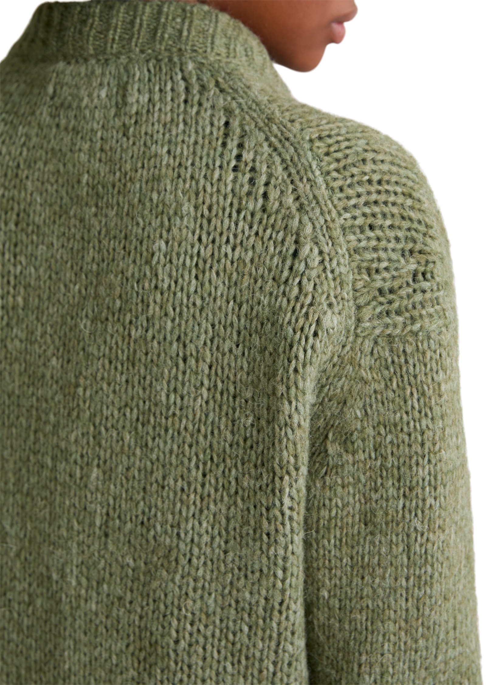 Marc O'Polo DENIM Cardigan »relaxed« aus kuschligem Schurwolle-Alpakawolle-Mix