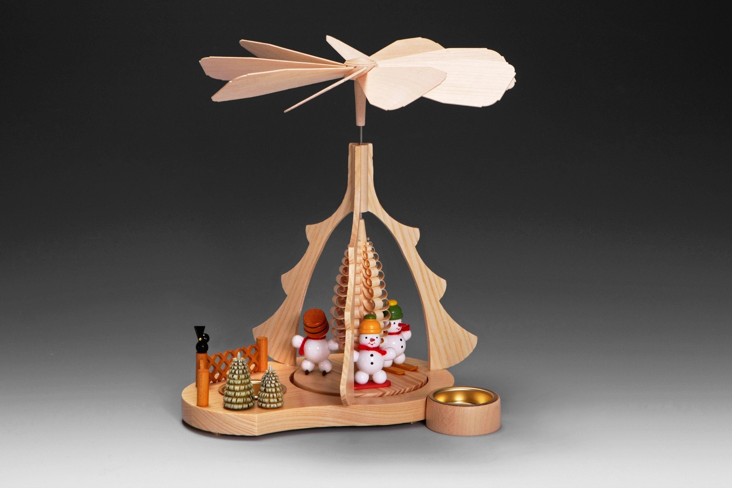 Image of Albin Preissler Weihnachtspyramide »Tischpyramide - Schneemänner« bei Ackermann Versand Schweiz