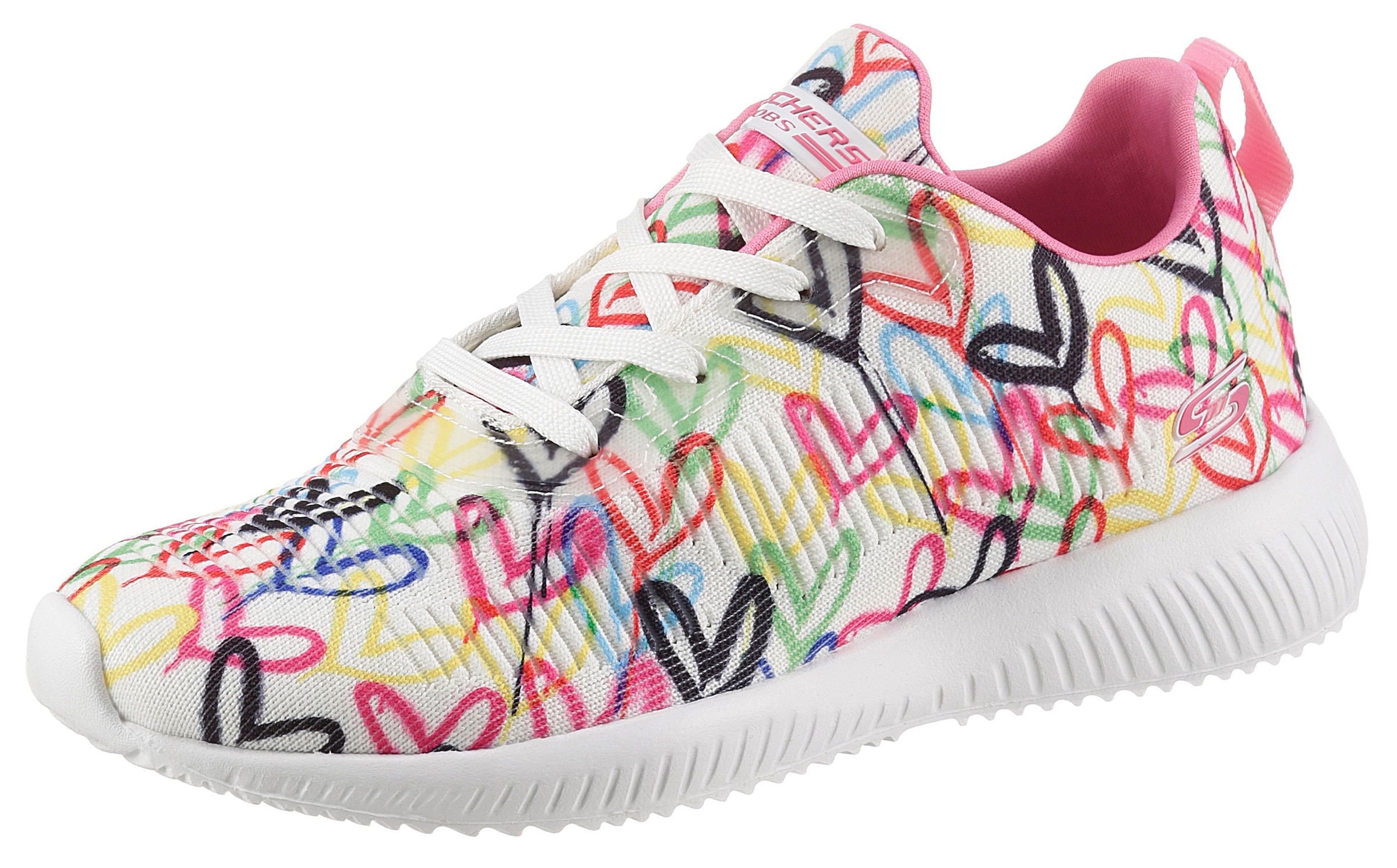 Image of Skechers Sneaker »BOBS SQUAD«, mit Allover-Herzchenprint bei Ackermann Versand Schweiz