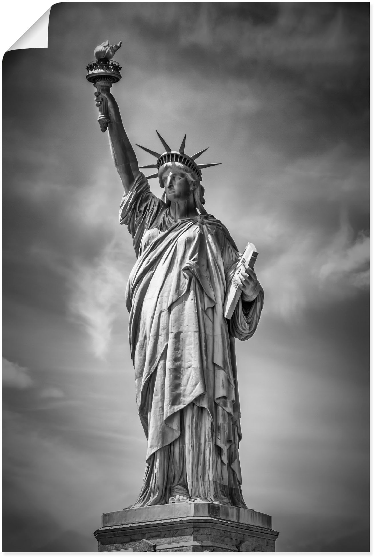 Image of Artland Poster "New York City Freiheitsstatue II" Bilder von Amerika 1 Stk. tlg. ohne Rahmen