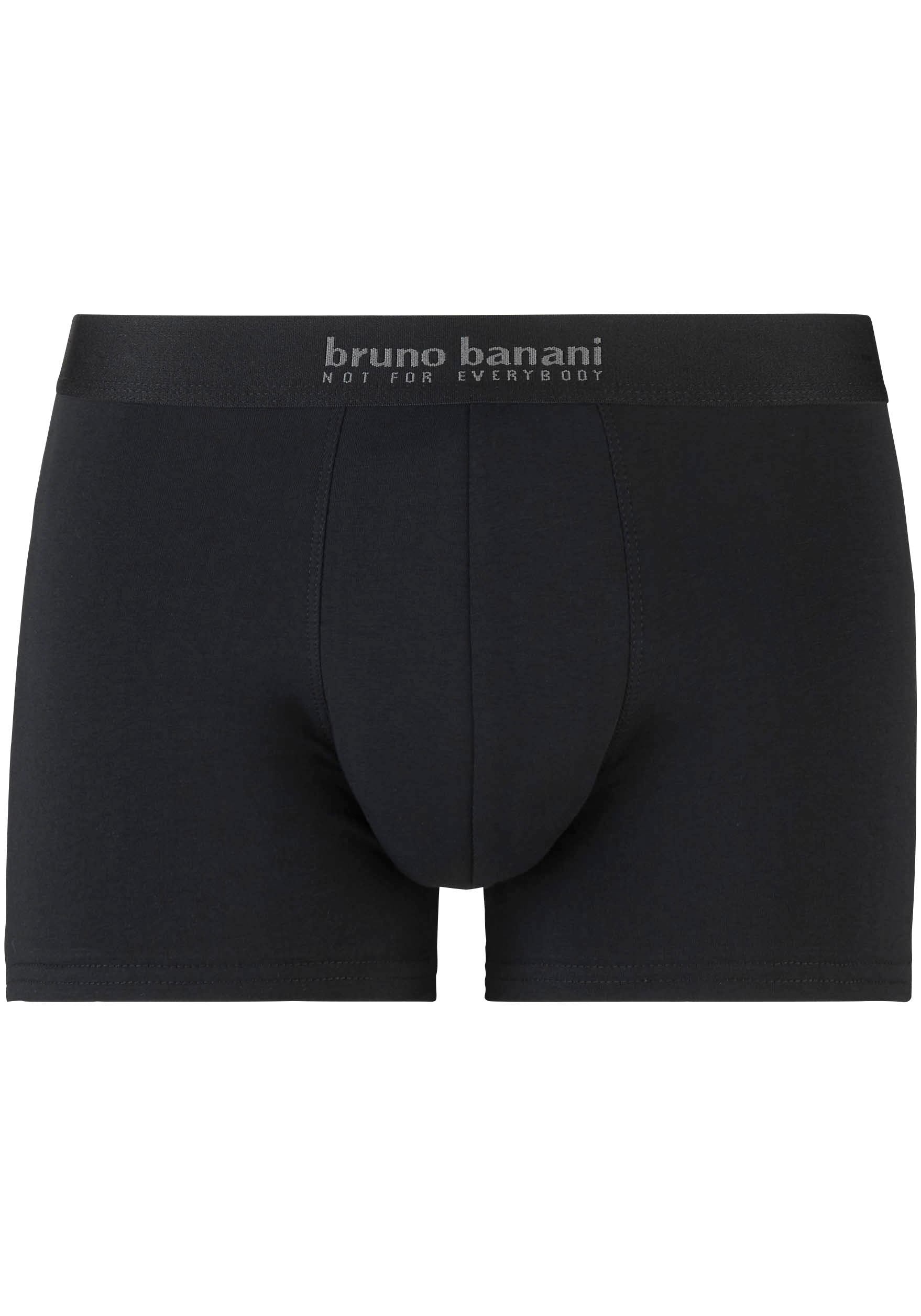Bruno Banani Boxershorts »Short 3Pack Energy Cotton«, (Packung, 3er-Pack), mit Schriftzug am Bund