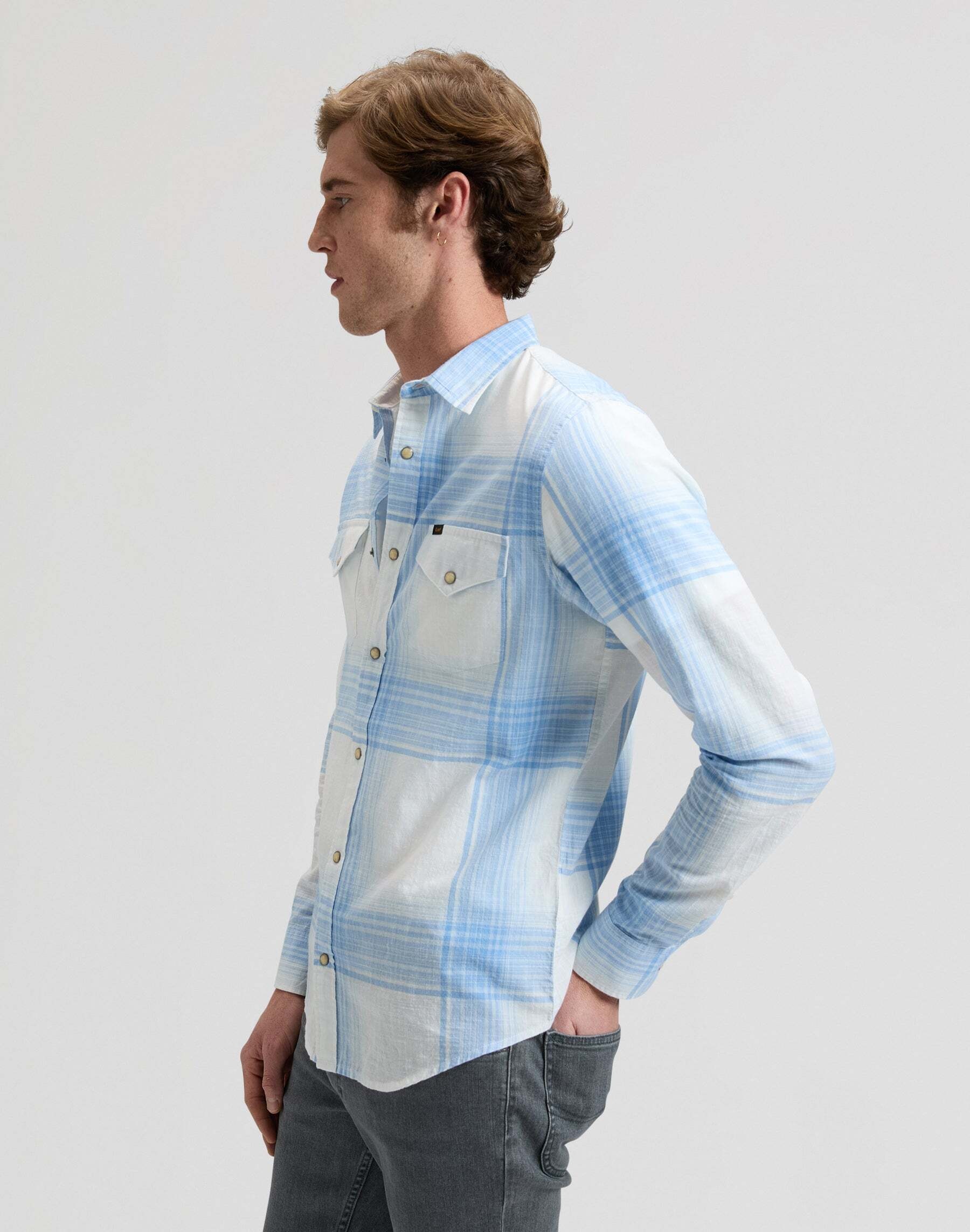 Lee® Langarmhemd »Lee Langarmhemd Clean Western«